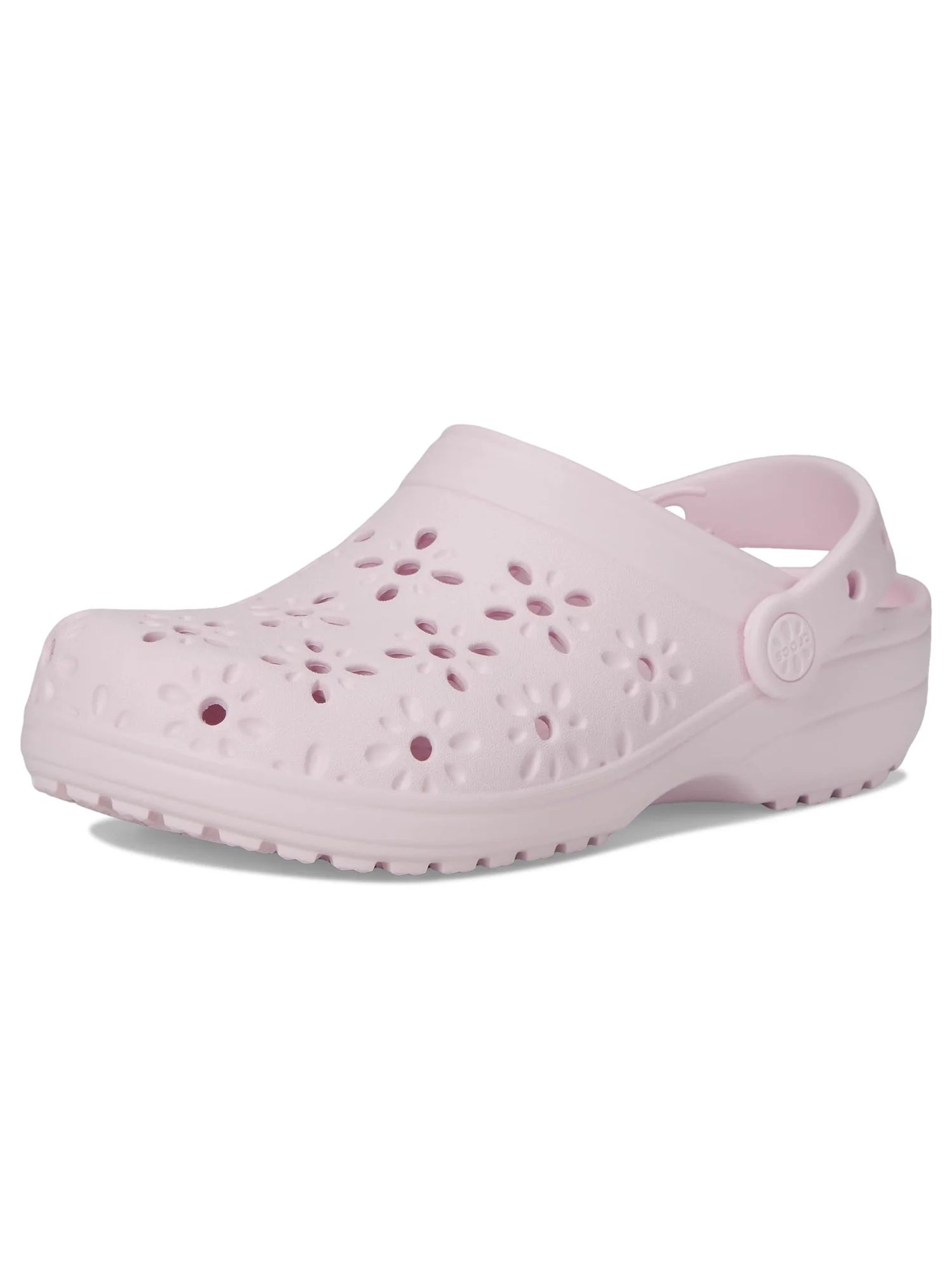 Туфли Crocs Kids Classic Clogs with Floral Cut Out Design — 7
