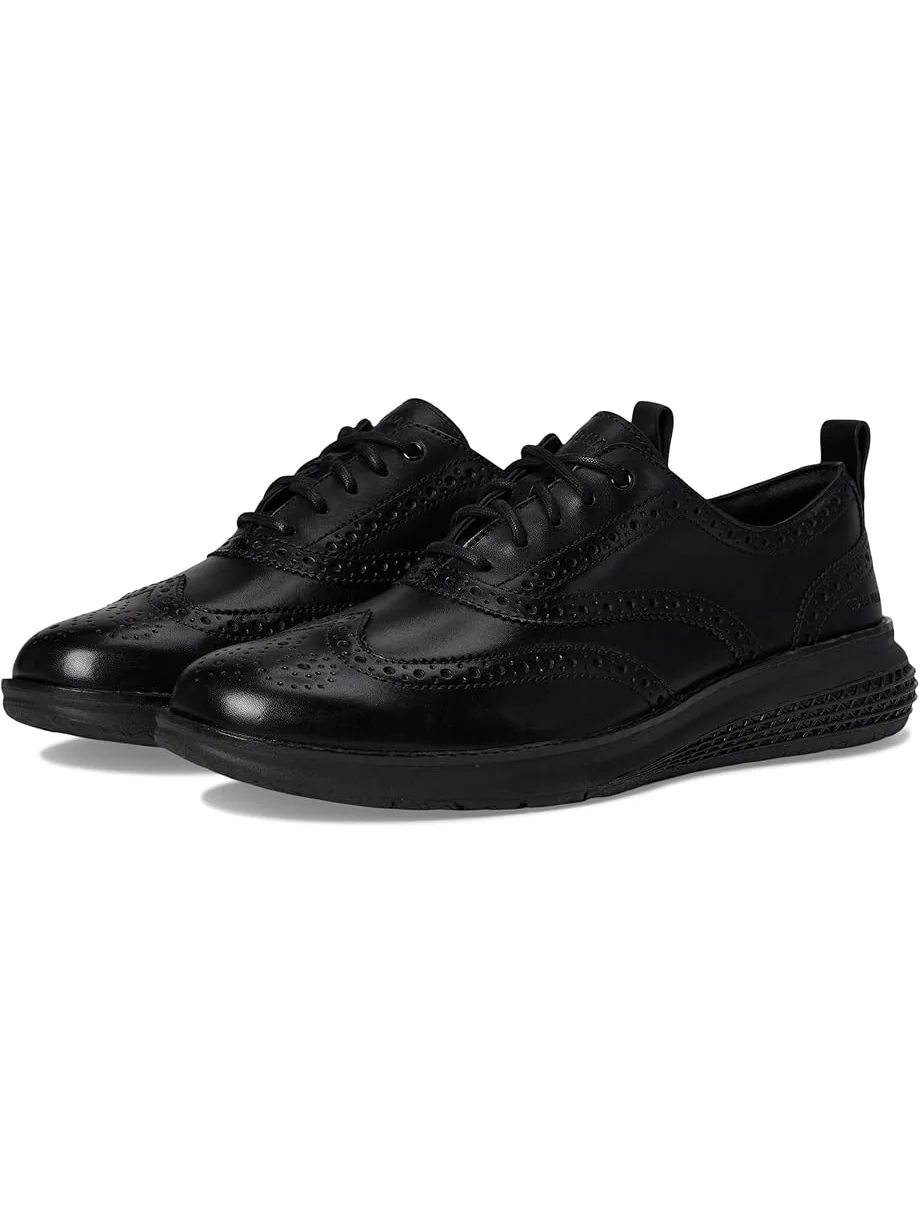 Оксфорды Cole Haan Original Grand Energy Weave Wing Tip Oxford — изображение 1 из 7, черный/черный/черный