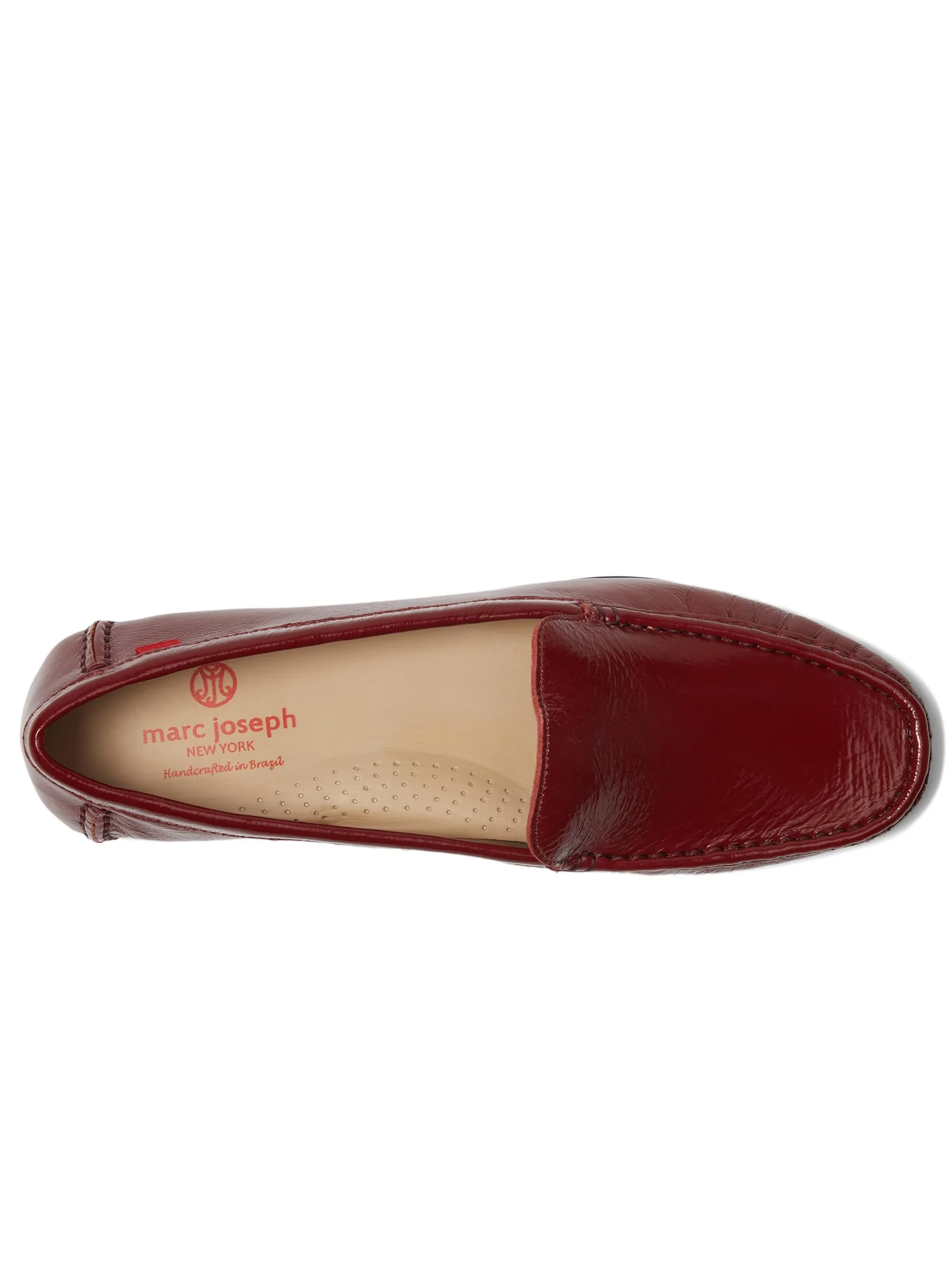 Лоферы Marc Joseph New York Amsterdam, цвет Rosso Svelte Patent — 2