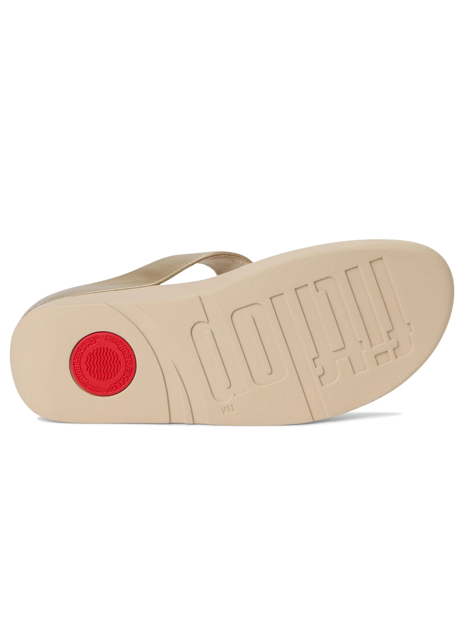 Сандалии FitFlop Fino Beadie-Button Metallic Toe-Post Sandals — 3