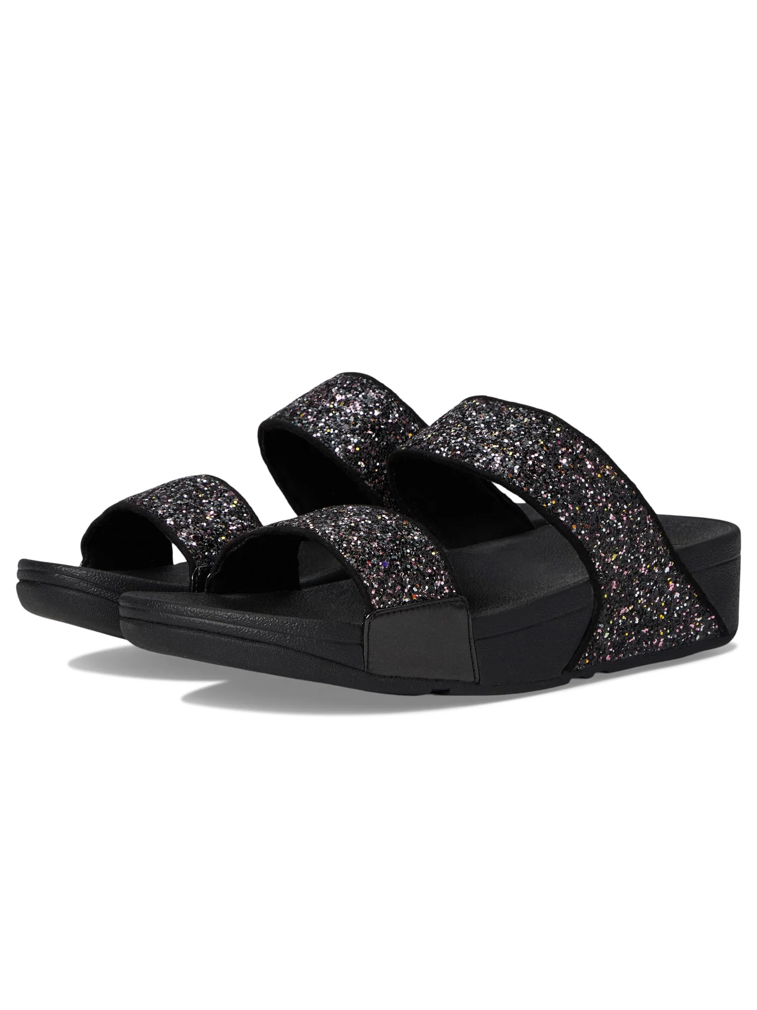 Сандалии FitFlop Lulu Multi-Tonal Glitter Slides — 1