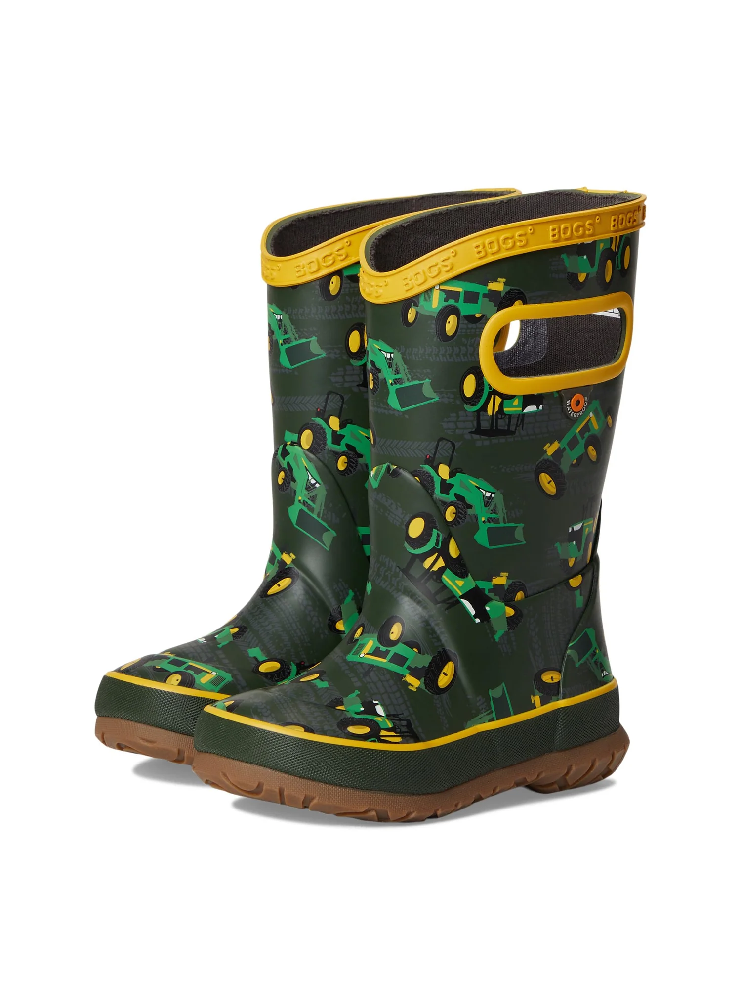 Ботинки Bogs Kids Rainboot Tractor — мульти