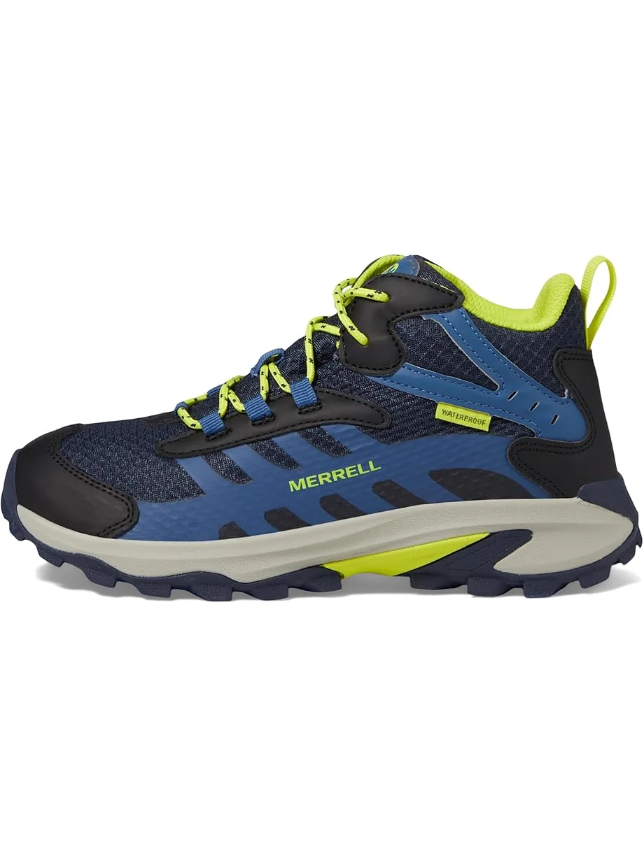 Детские треккинговые ботинки Merrell Moab Speed 2 Mid Waterproof (Little Kids/Big Kids) Merrell Kids — 4