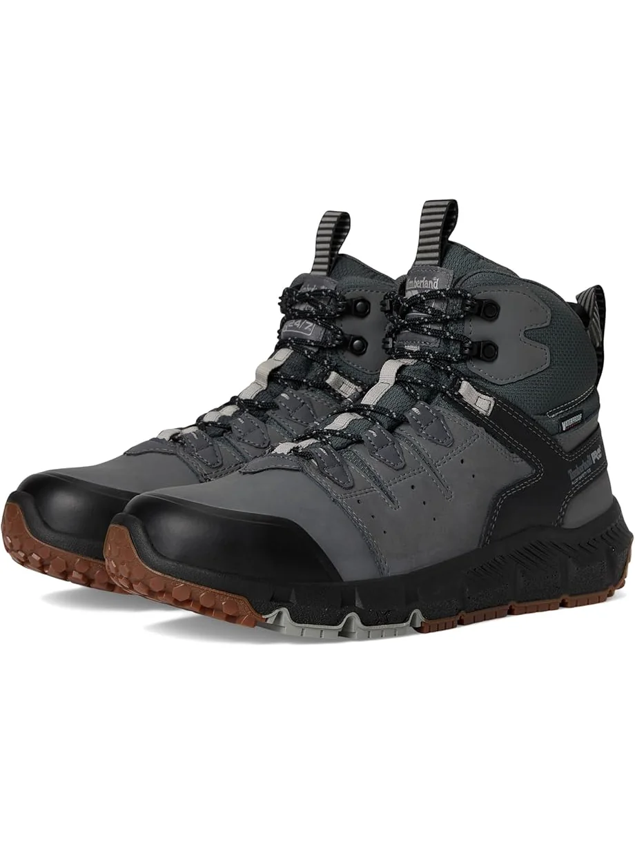 Ботинки мужские Timberland PRO Tempe Alloy водонепроницаемые с перфорацией — 1