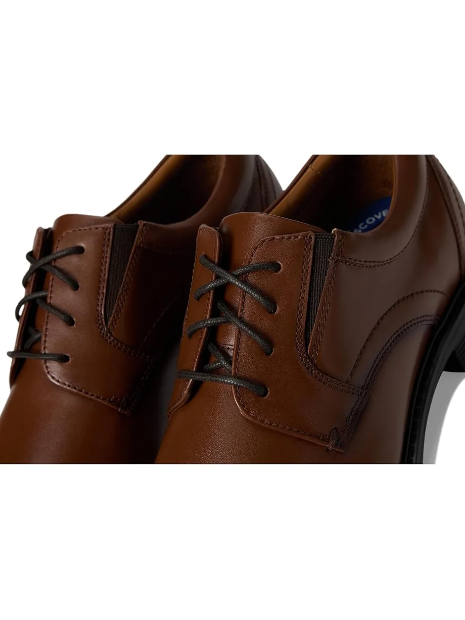 Мужские оксфорды Nunn Bush Stark Plain Toe Oxford Leather Business Formal Derby Dress Casual Lace-Up — 6