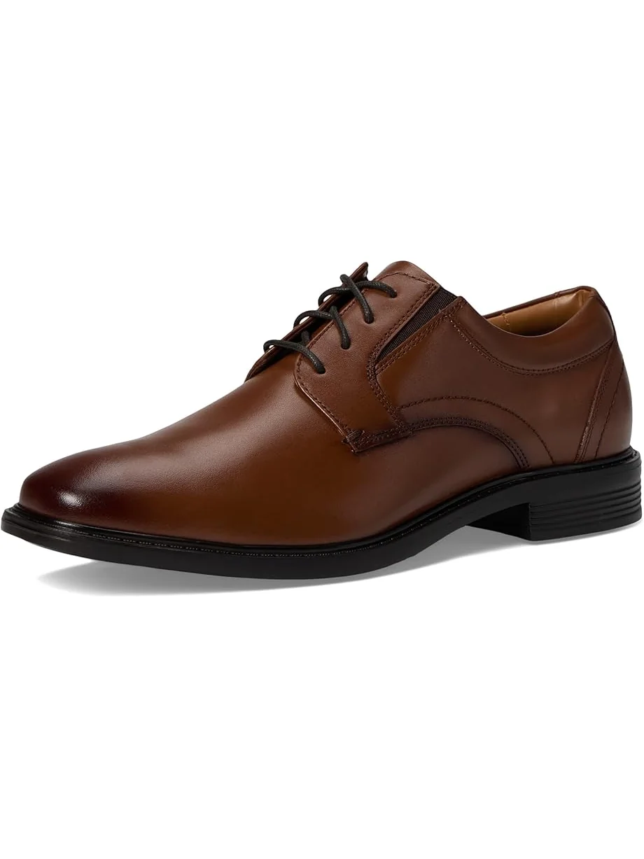 Мужские оксфорды Nunn Bush Stark Plain Toe Oxford Leather Business Formal Derby Dress Casual Lace-Up — 7