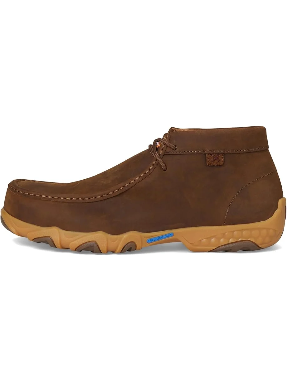 Ботинки Twisted X Work Work Chukka Driving Moc, цвет Distressed Saddle — 4