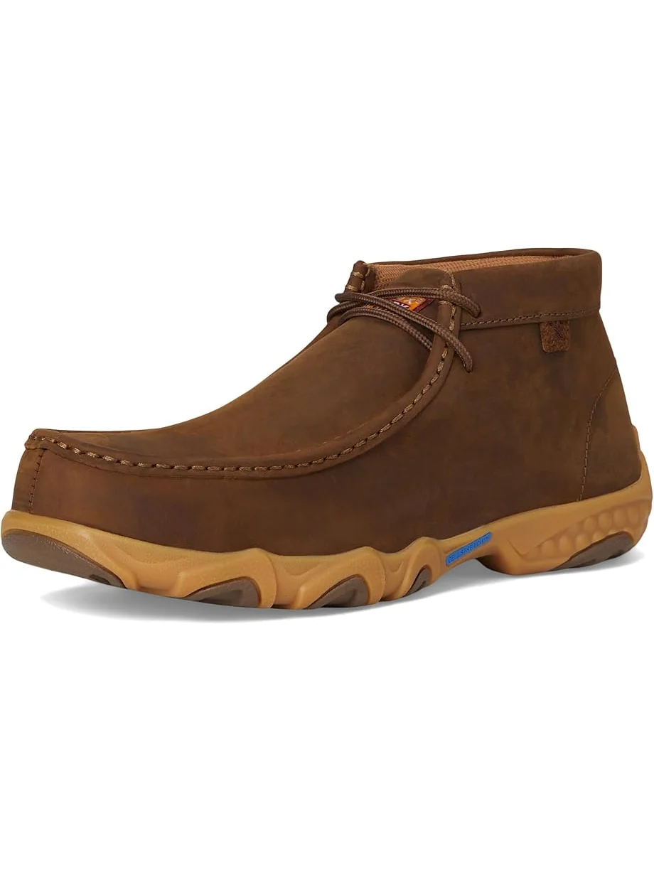 Ботинки Twisted X Work Work Chukka Driving Moc, цвет Distressed Saddle — 7