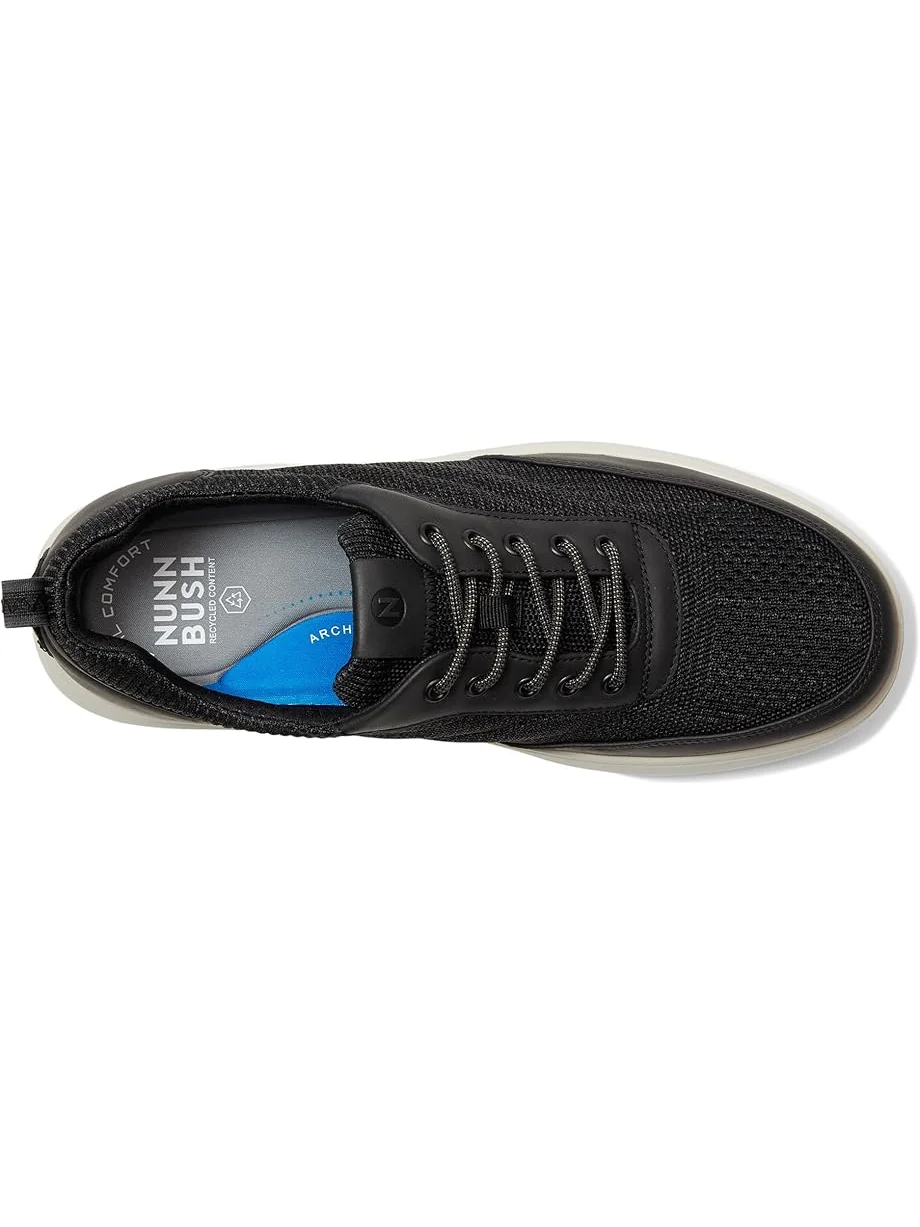 Кроссовки Nunn Bush Ponte Knit Moc Toe Sneakers Hybrid Oxford Casual Lightweight Athletic Style Lace Up — 2