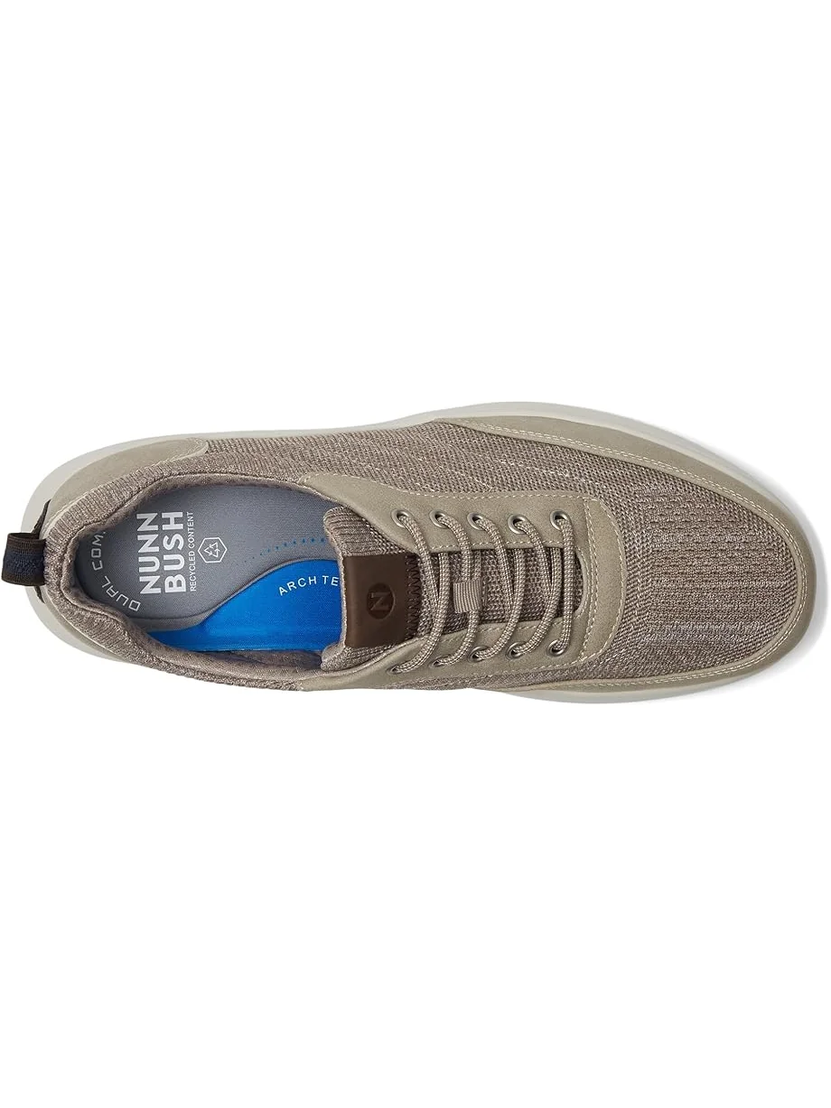 Кроссовки Nunn Bush Ponte Knit Moc Toe Sneakers Hybrid Oxford Casual Lightweight Athletic Style Lace Up — 2