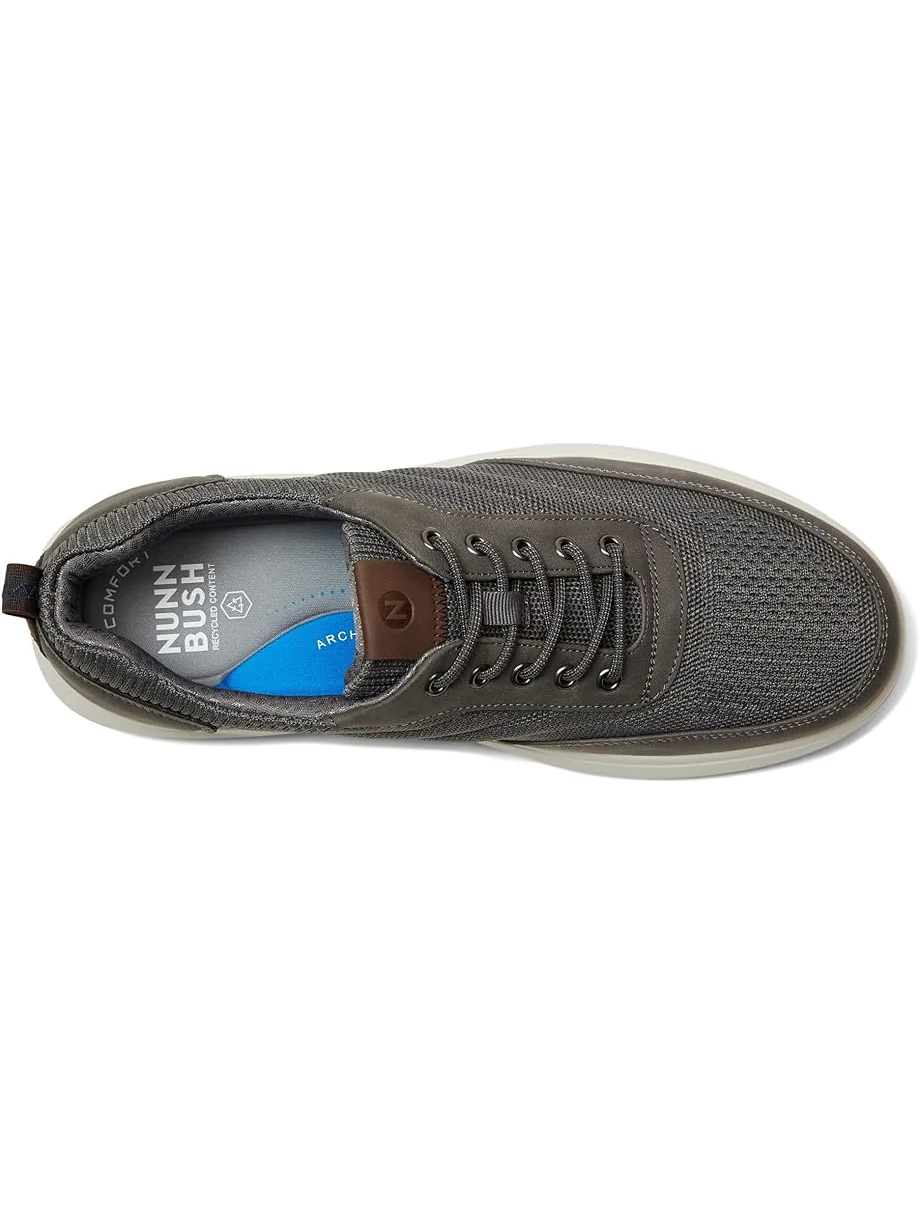 Кроссовки Nunn Bush Ponte Knit Moc Toe Sneakers Hybrid Oxford Casual Lightweight Athletic Style Lace Up — 2