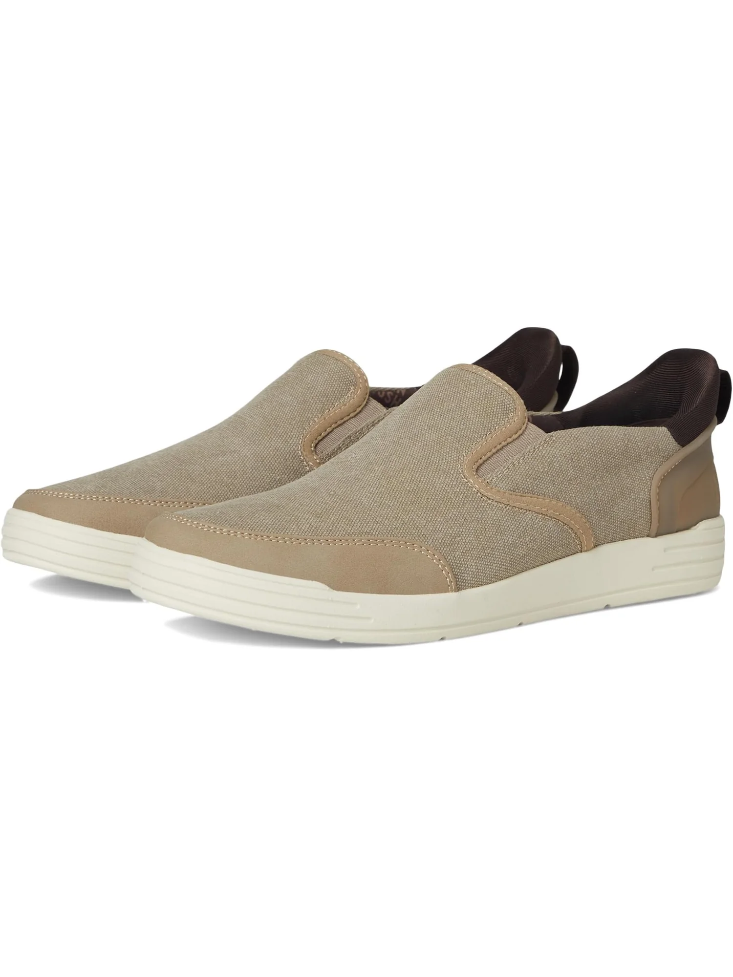 Кроссовки Nunn Bush Men's Kore City Walk Canvas EZ Moc Toe Slip-On Sneakers Easy On and Easy Off — 1
