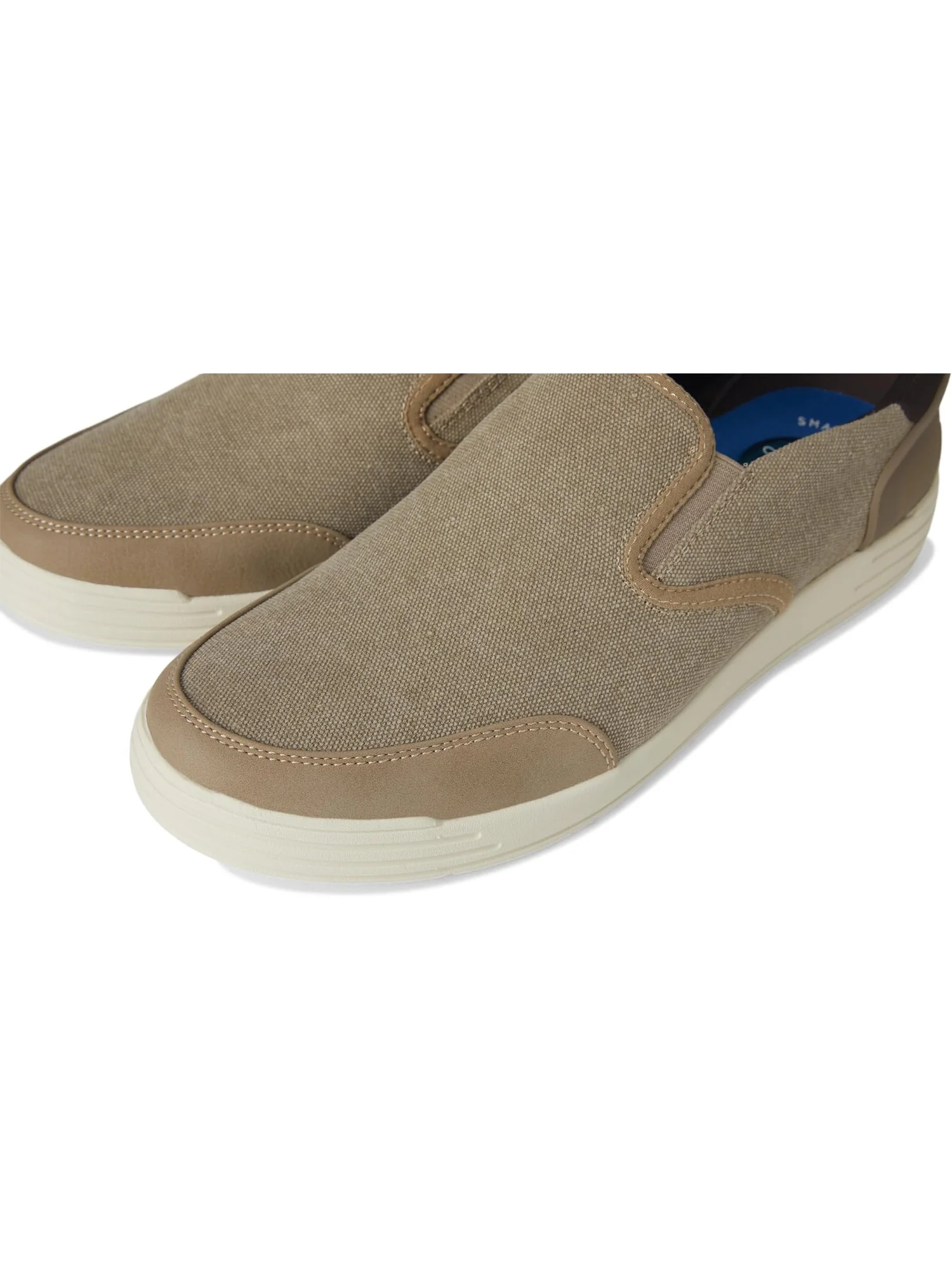Кроссовки Nunn Bush Men's Kore City Walk Canvas EZ Moc Toe Slip-On Sneakers Easy On and Easy Off — 6
