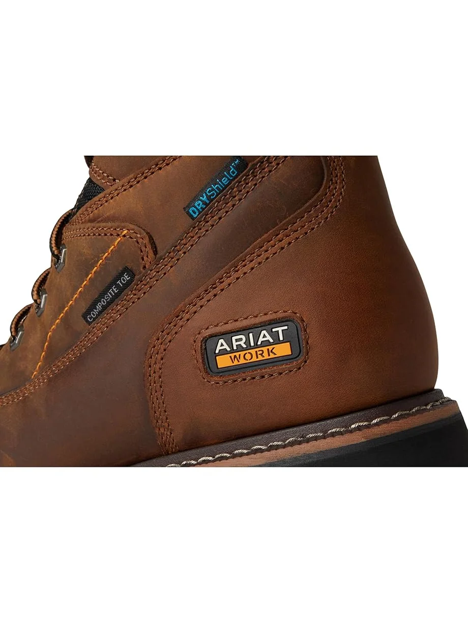 Ботинки Ariat Longview Shock Shield 8" Waterproof Composite Toe Work Boots — 6