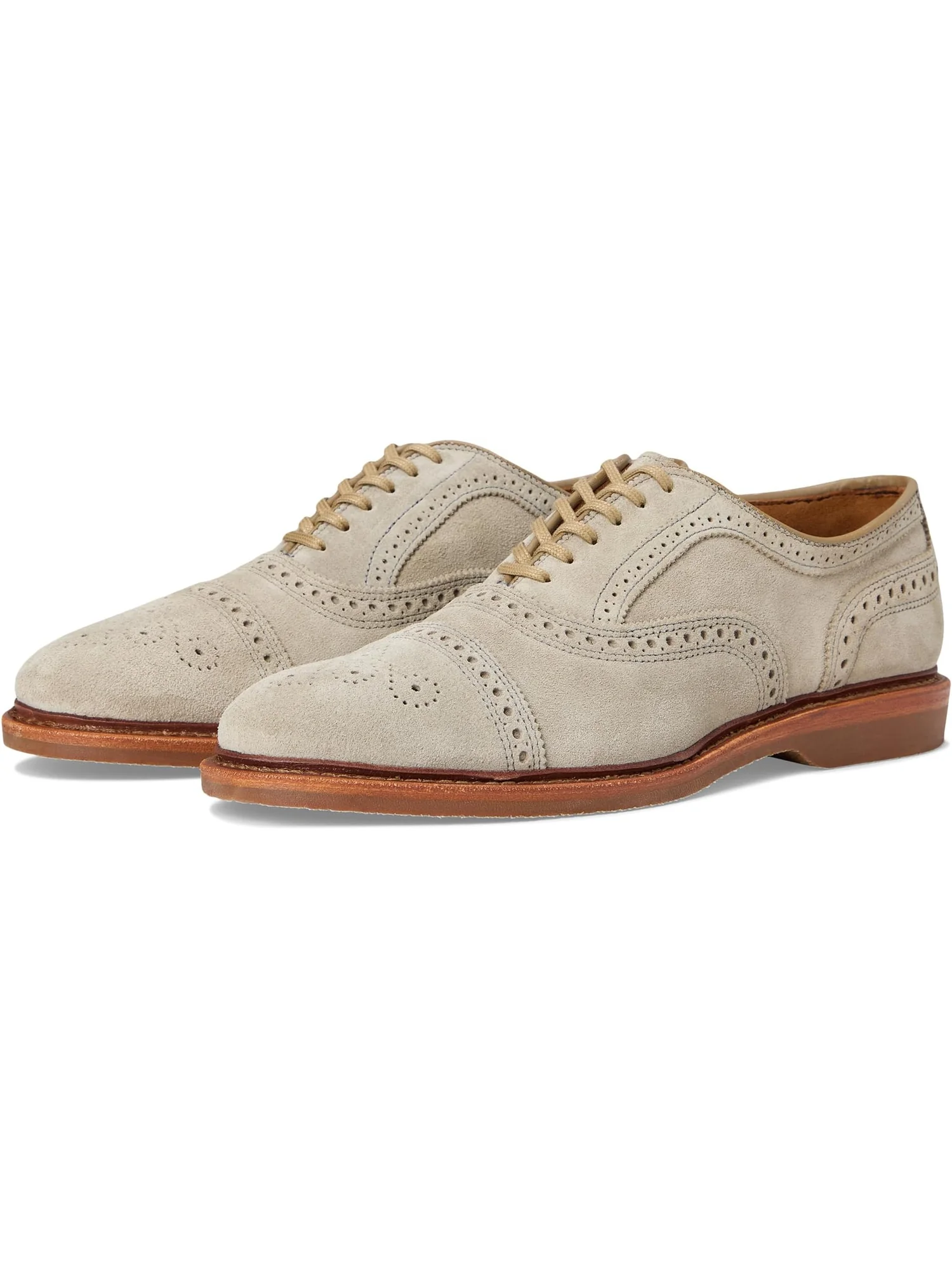 Оксфорды Allen Edmonds Strand Verse Oxford Shoes, цвет Vapor Suede — 1
