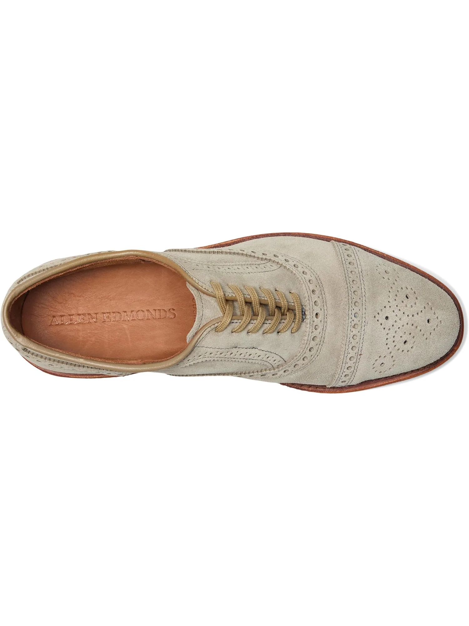 Оксфорды Allen Edmonds Strand Verse Oxford Shoes, цвет Vapor Suede — 2