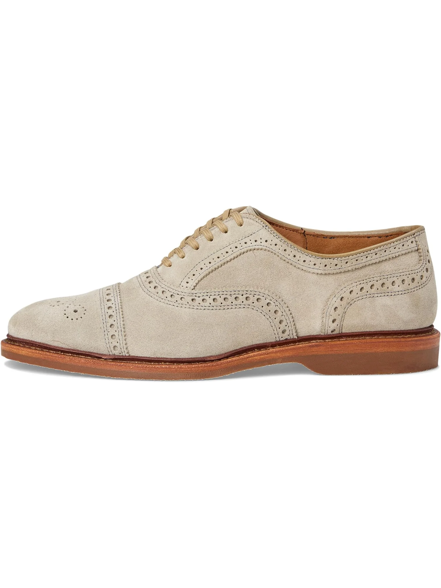 Оксфорды Allen Edmonds Strand Verse Oxford Shoes, цвет Vapor Suede — 4