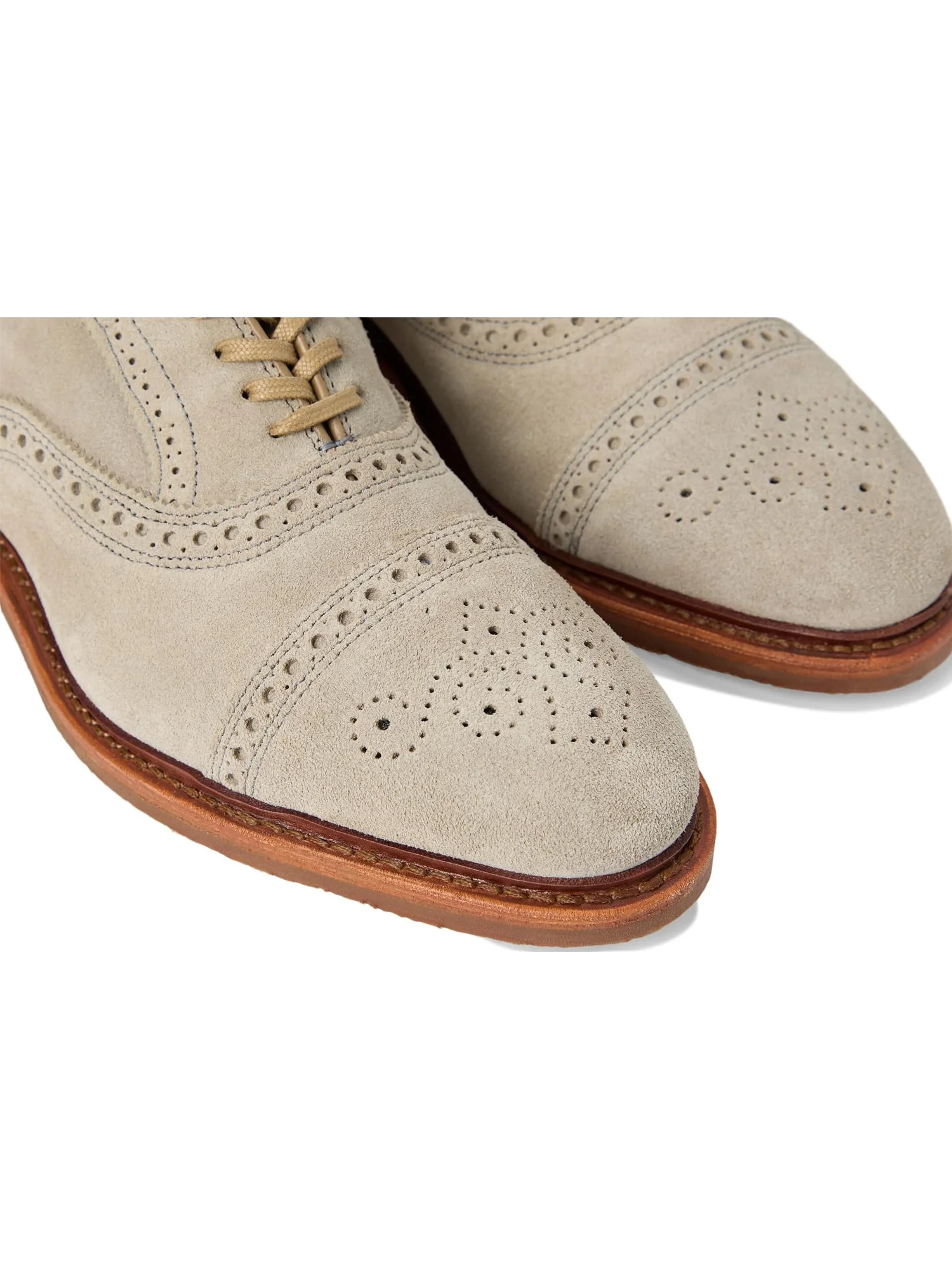 Оксфорды Allen Edmonds Strand Verse Oxford Shoes, цвет Vapor Suede — 6