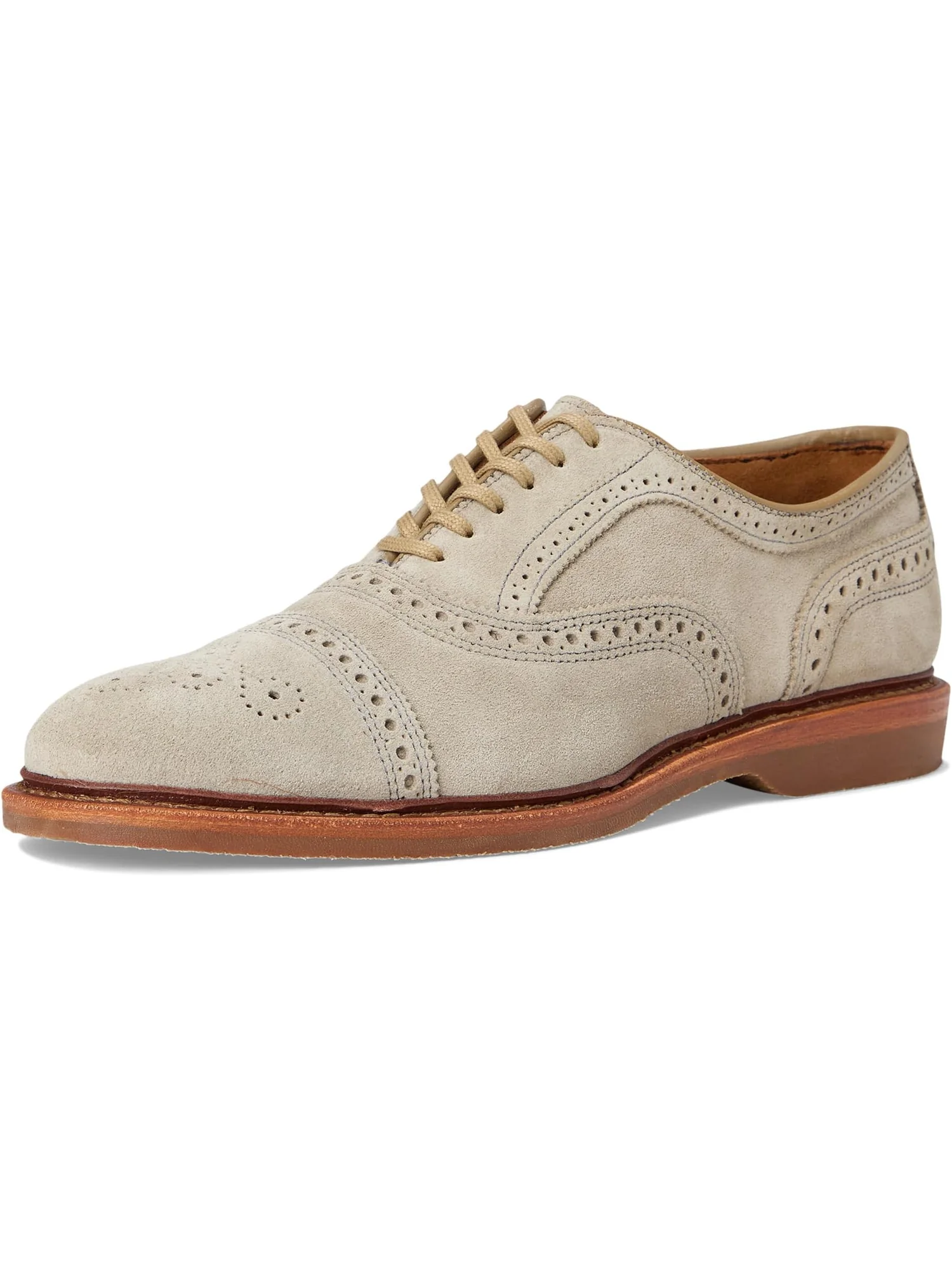 Оксфорды Allen Edmonds Strand Verse Oxford Shoes, цвет Vapor Suede — 7