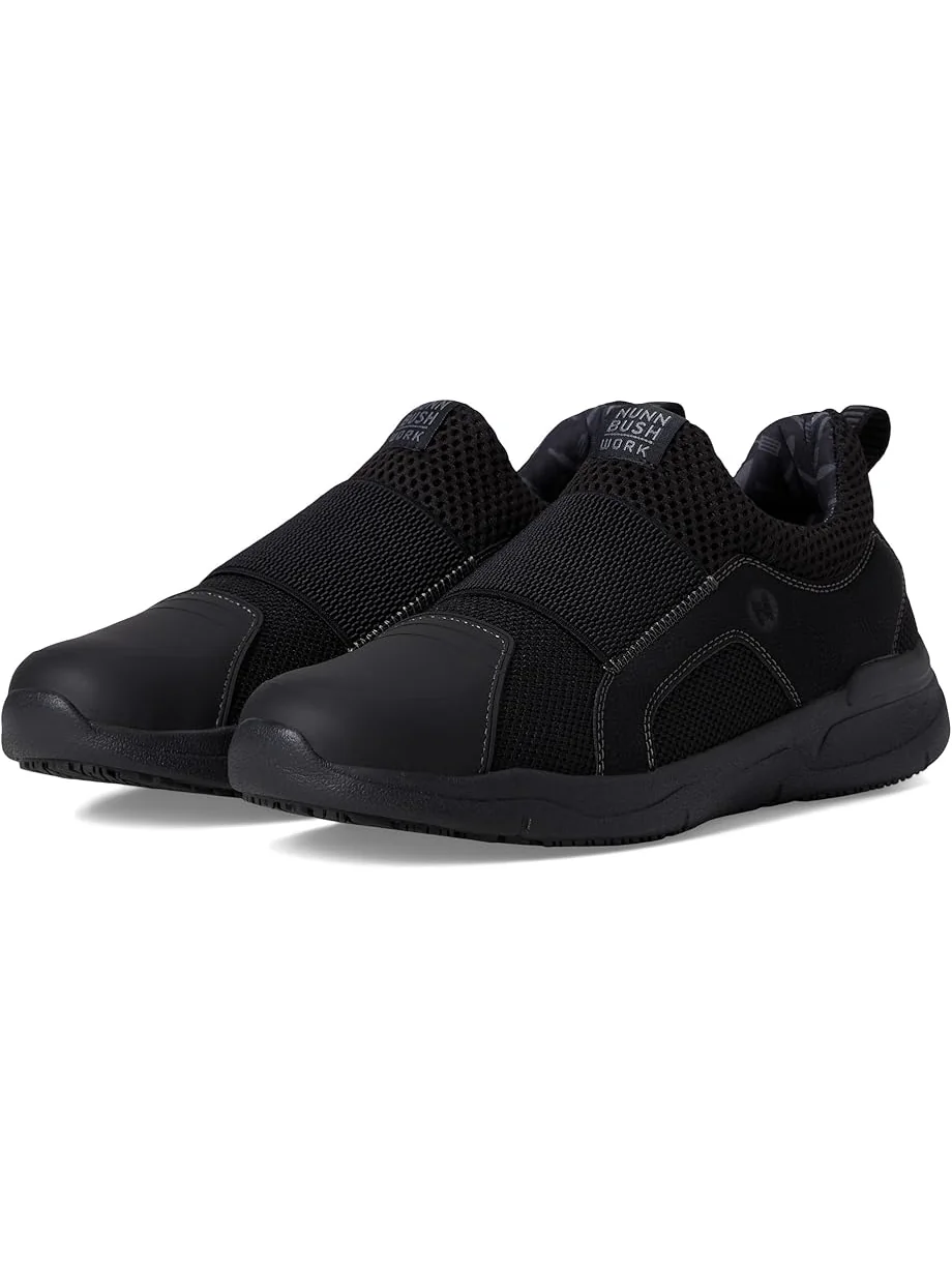 Ботинки Nunn Bush Grazie AP1 Work Slip-On Slip-Resistant Work Shoe EZ On Athletic Style Sneaker — 1