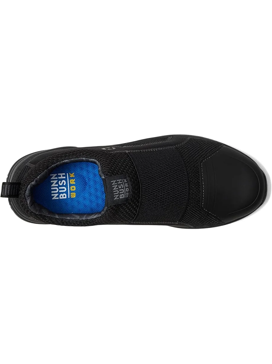 Ботинки Nunn Bush Grazie AP1 Work Slip-On Slip-Resistant Work Shoe EZ On Athletic Style Sneaker — 2
