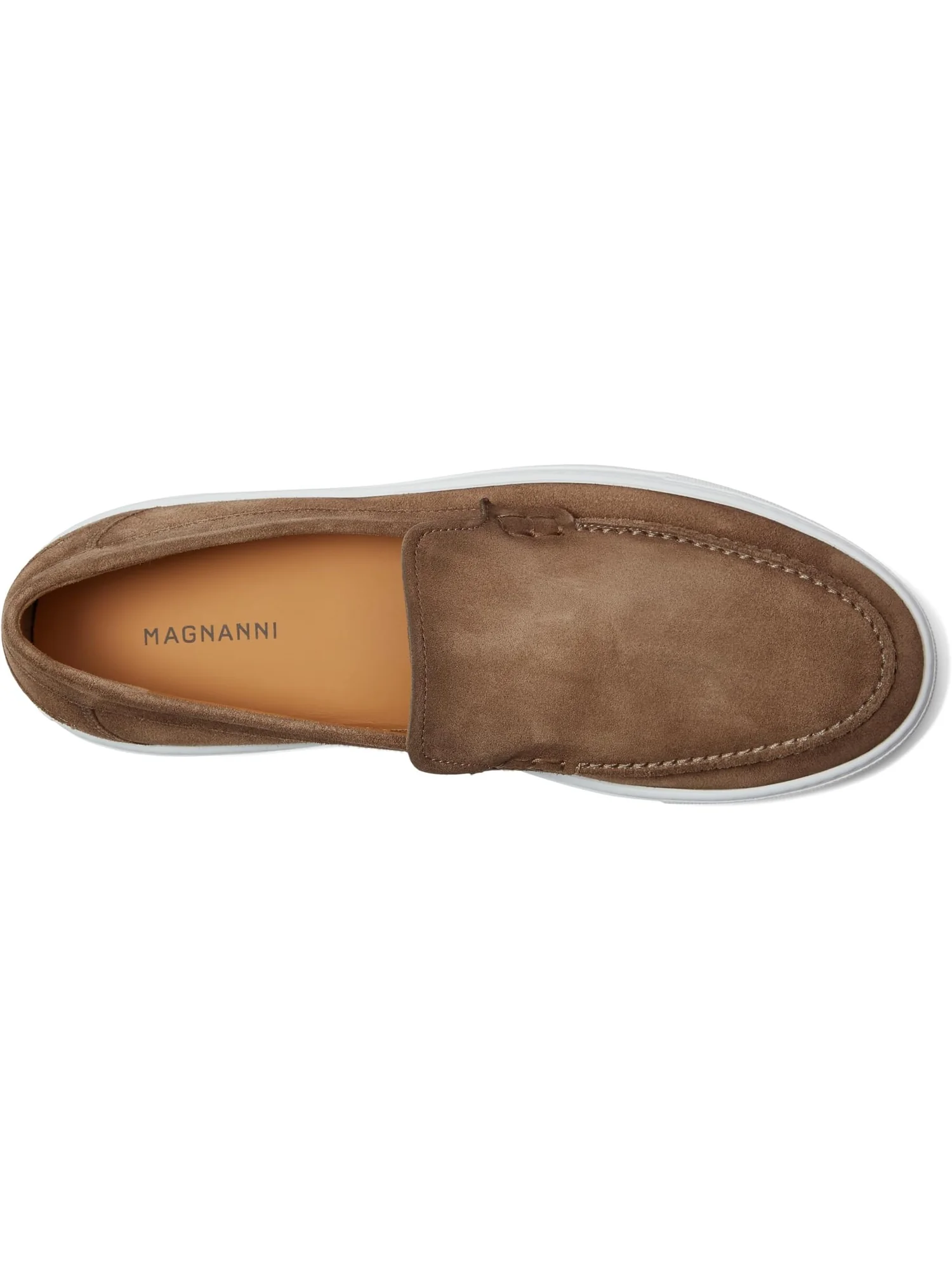 Лоферы Magnanni Mocasin Slip, цвет Castoro Suede — 2