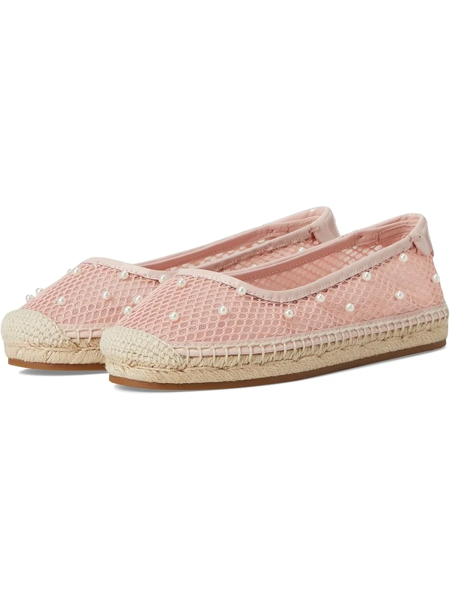 Балетки Kate Spade New York Pearl Fishnet Espadrille Ballet Flat — розовый
