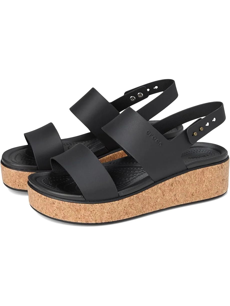 Туфли Crocs Brooklyn Cork Low Wedge — 1
