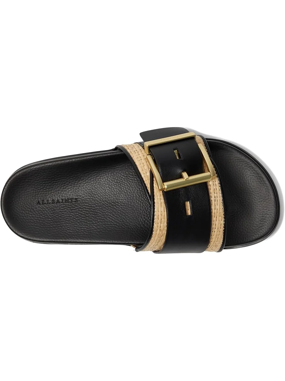 Сандалии AllSaints Ellie Raffia Slider — 2