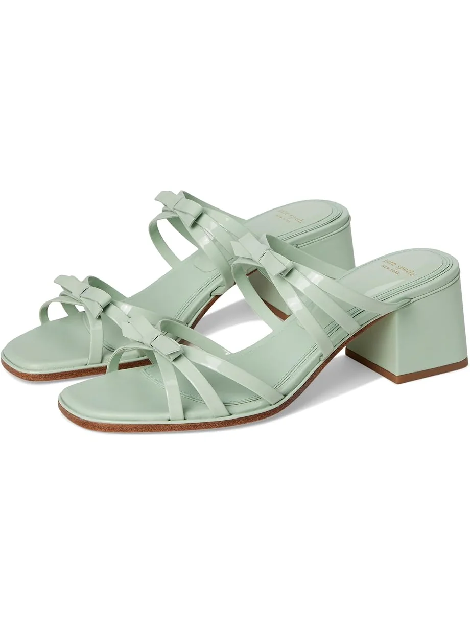 Туфли Kate Spade New York Carolina Block Heel Sandals — зеленый