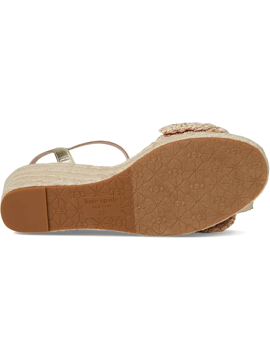 Туфли Kate Spade New York Leandra Raffia Espadrille Wedge Sandal — 3