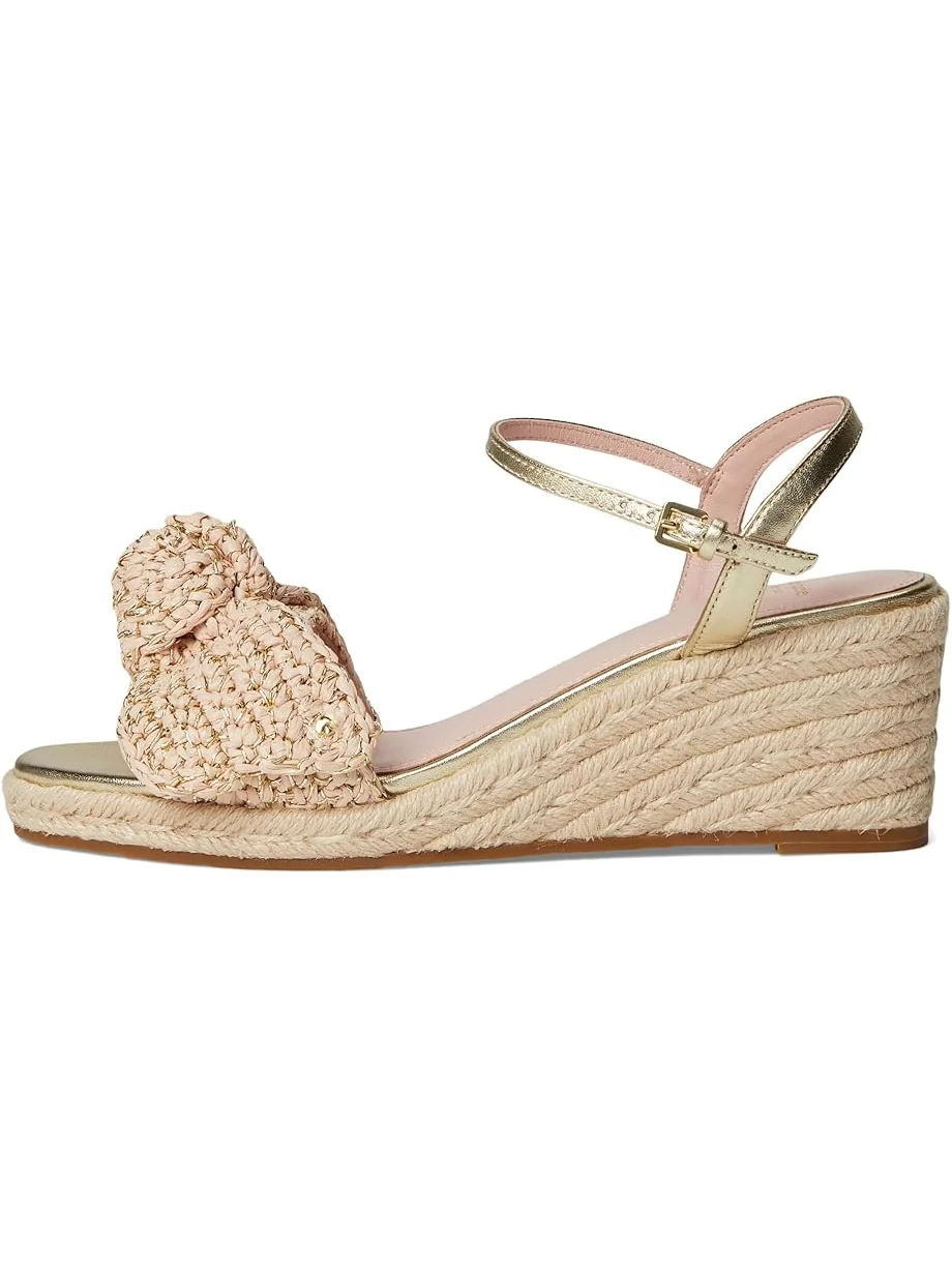 Туфли Kate Spade New York Leandra Raffia Espadrille Wedge Sandal — 4