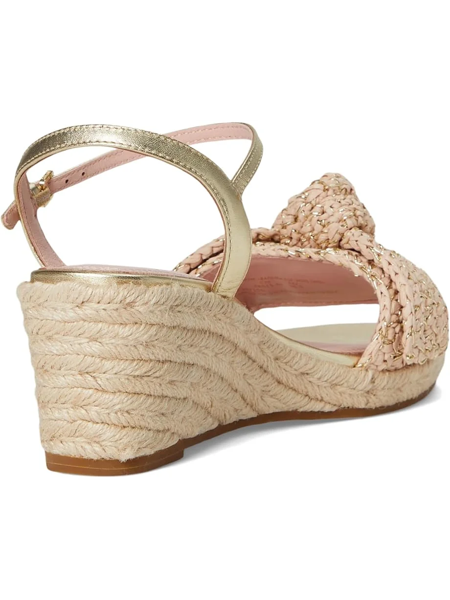 Туфли Kate Spade New York Leandra Raffia Espadrille Wedge Sandal — 5