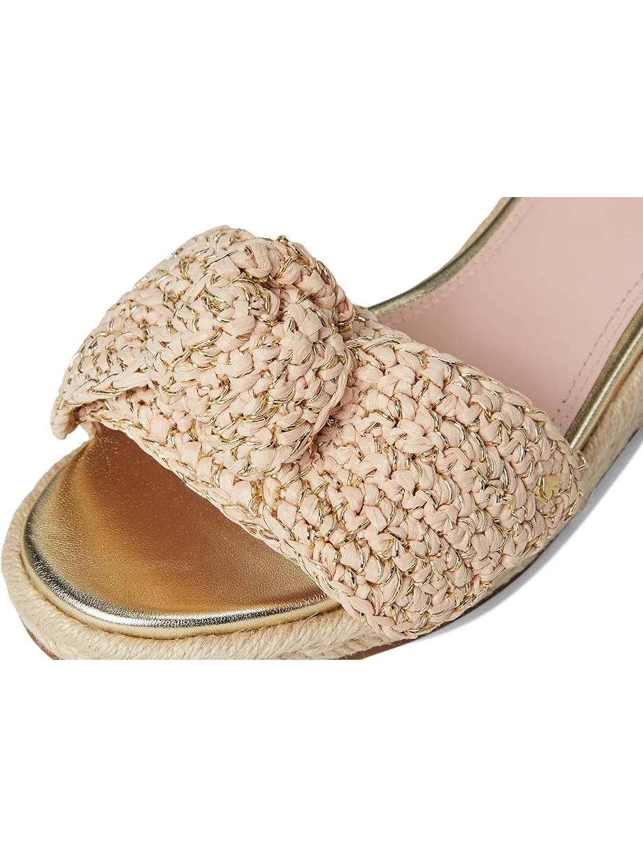 Туфли Kate Spade New York Leandra Raffia Espadrille Wedge Sandal — 6