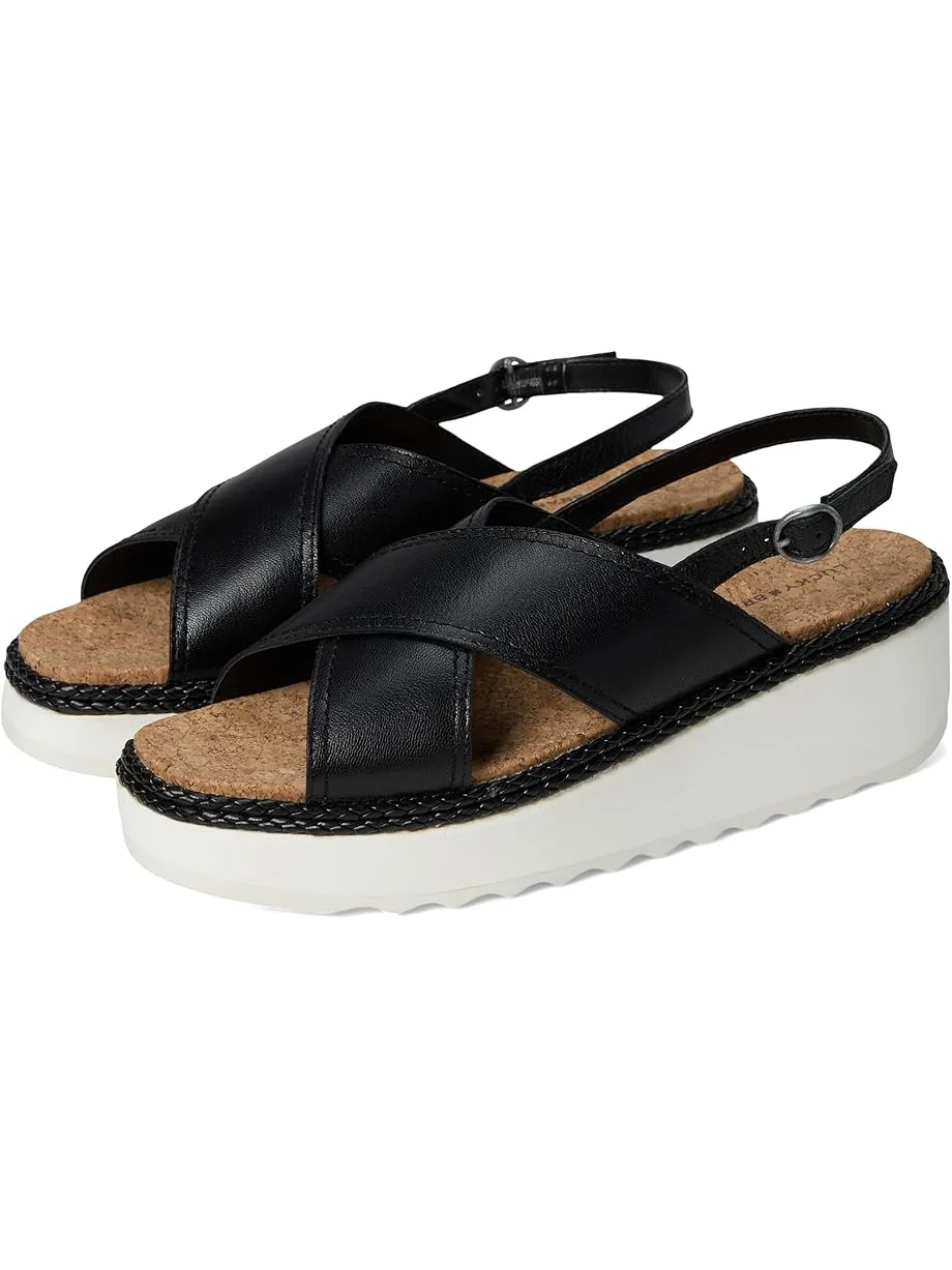 Туфли Lucky Brand Pebina Cross Band Wedge Sandals — 1