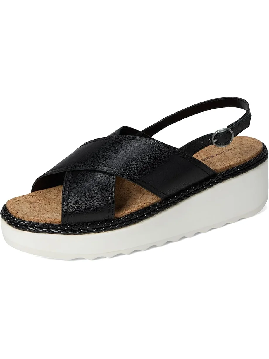Туфли Lucky Brand Pebina Cross Band Wedge Sandals — 7