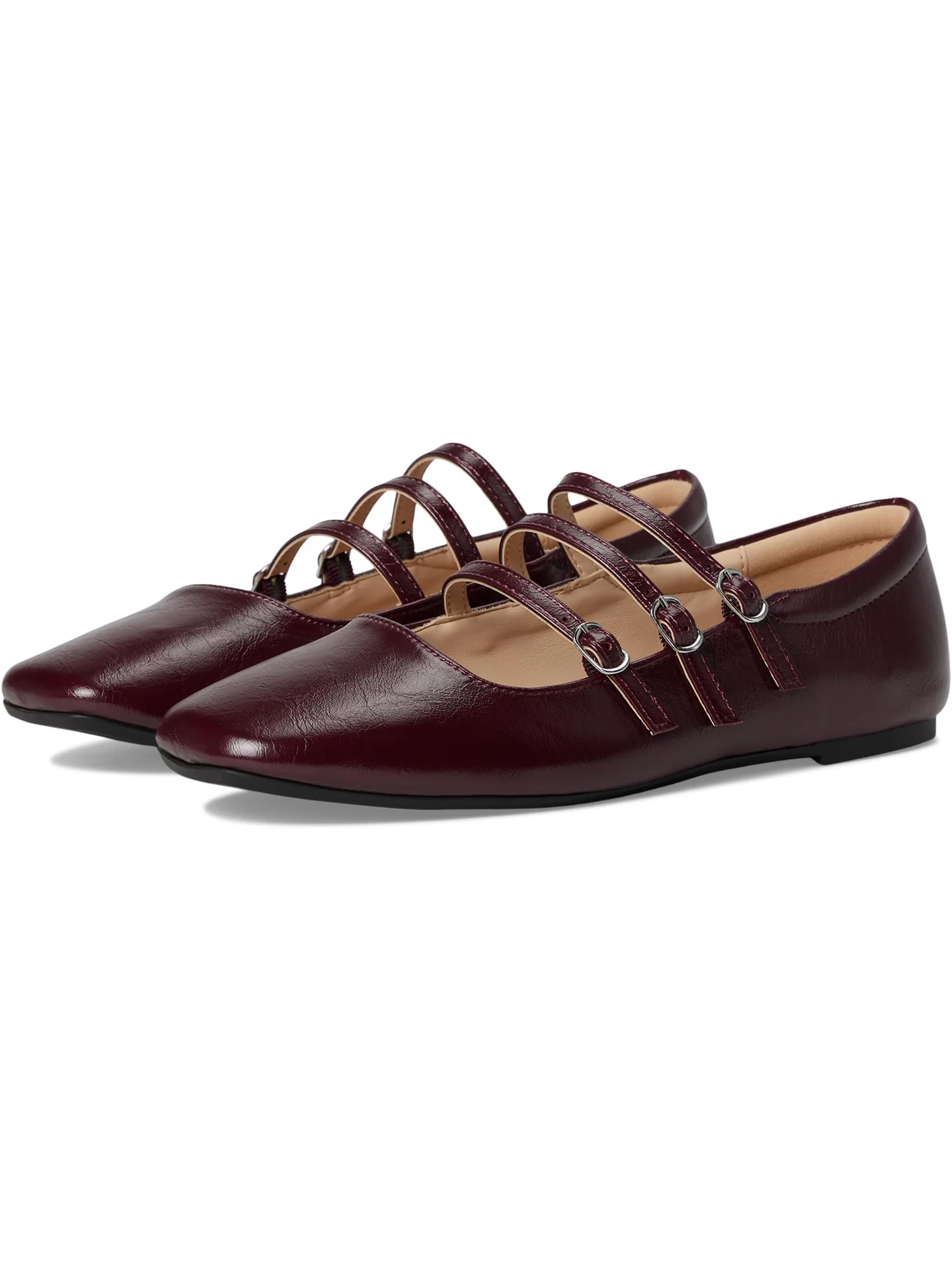 Балетки Journee Collection Women's Darlin, Crinkle/Oxblood — 1