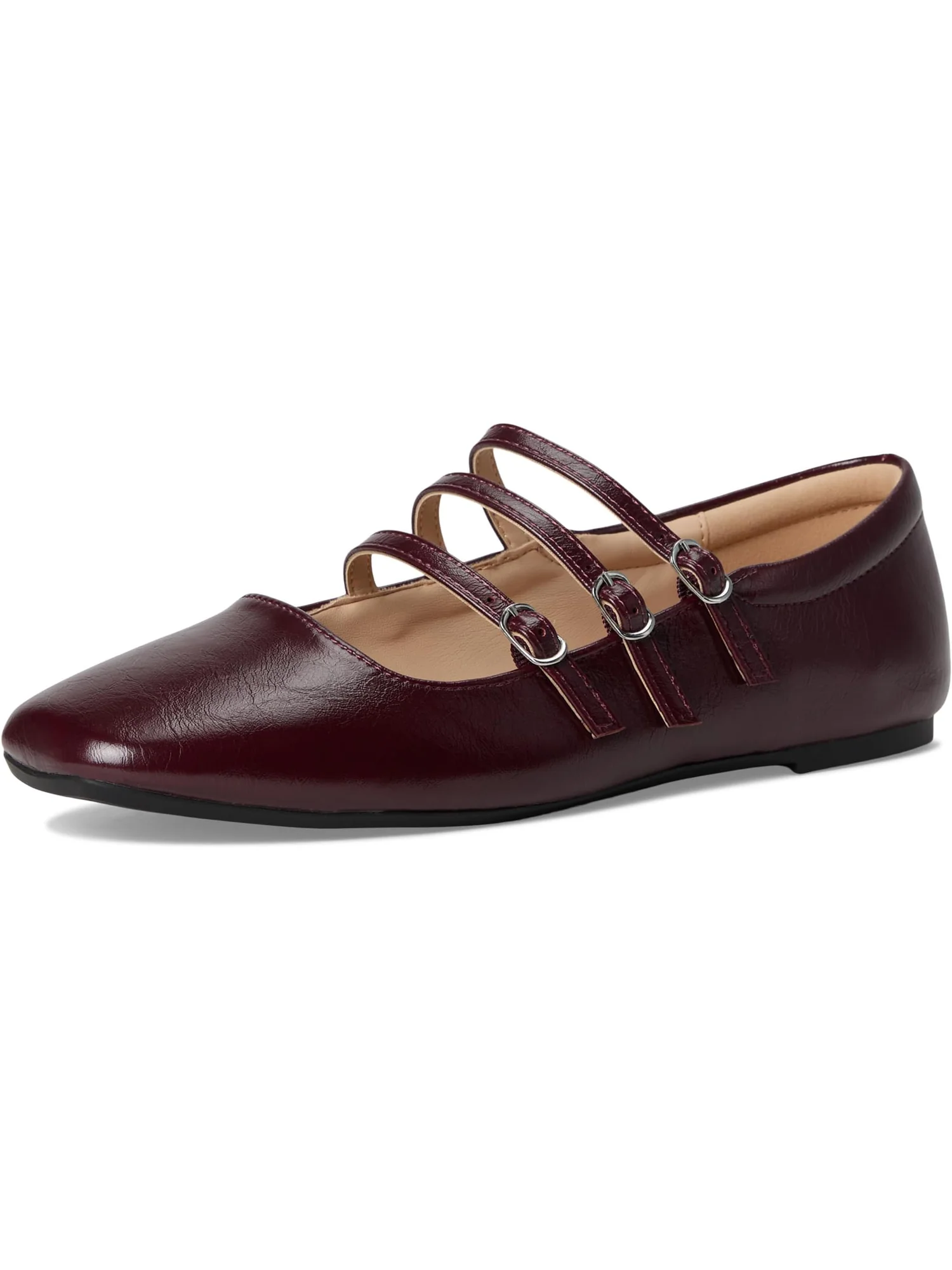 Балетки Journee Collection Women's Darlin, Crinkle/Oxblood — 7
