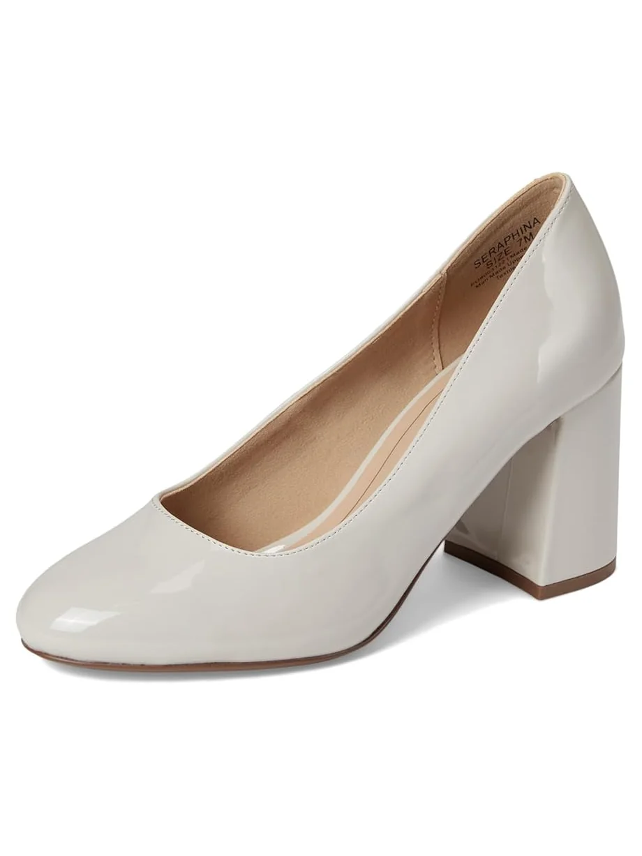Туфли Journee Collection Seraphina, цвет Patent/Bone — 7