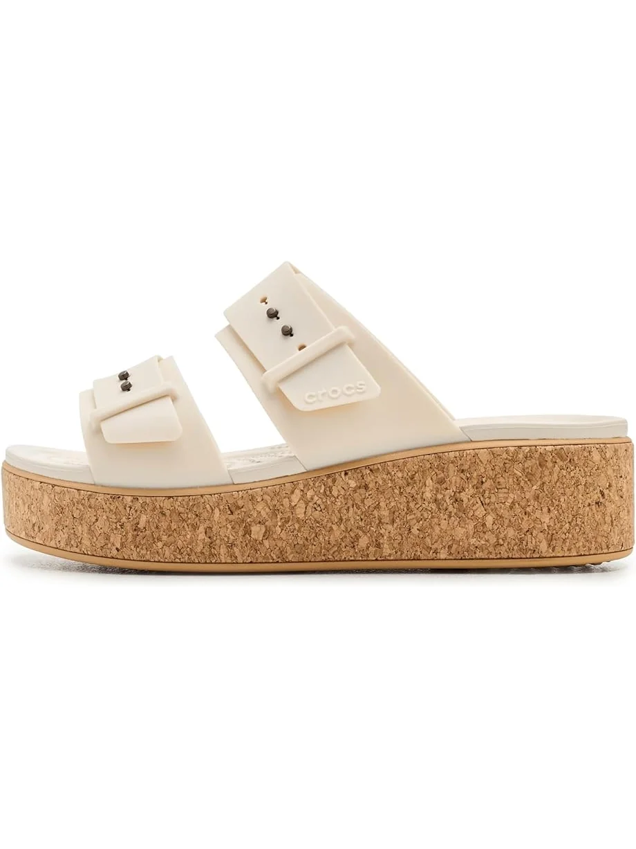 Женские сандалии Crocs Brooklyn Cork Buckle — 4