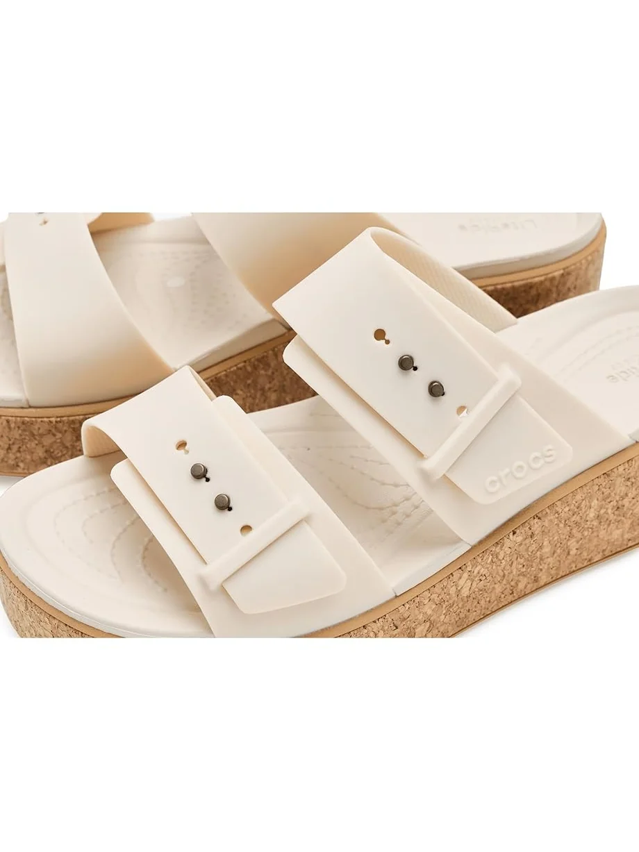 Женские сандалии Crocs Brooklyn Cork Buckle — 6