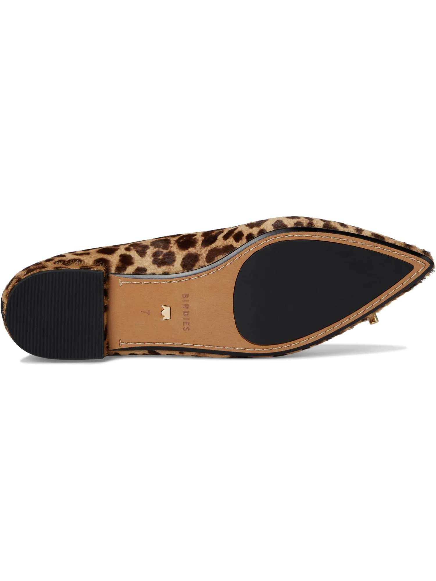 Балетки Birdies Women's The Goldfinch 15 Ballet Flat, Leopardprint Calf Hair — 3