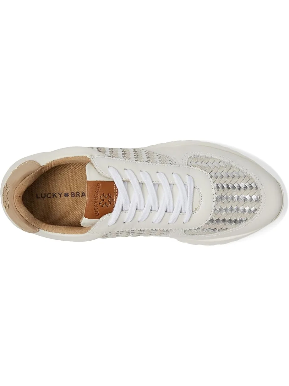 Кроссовки Lucky Brand Deva Woven Leather Sneaker — 2