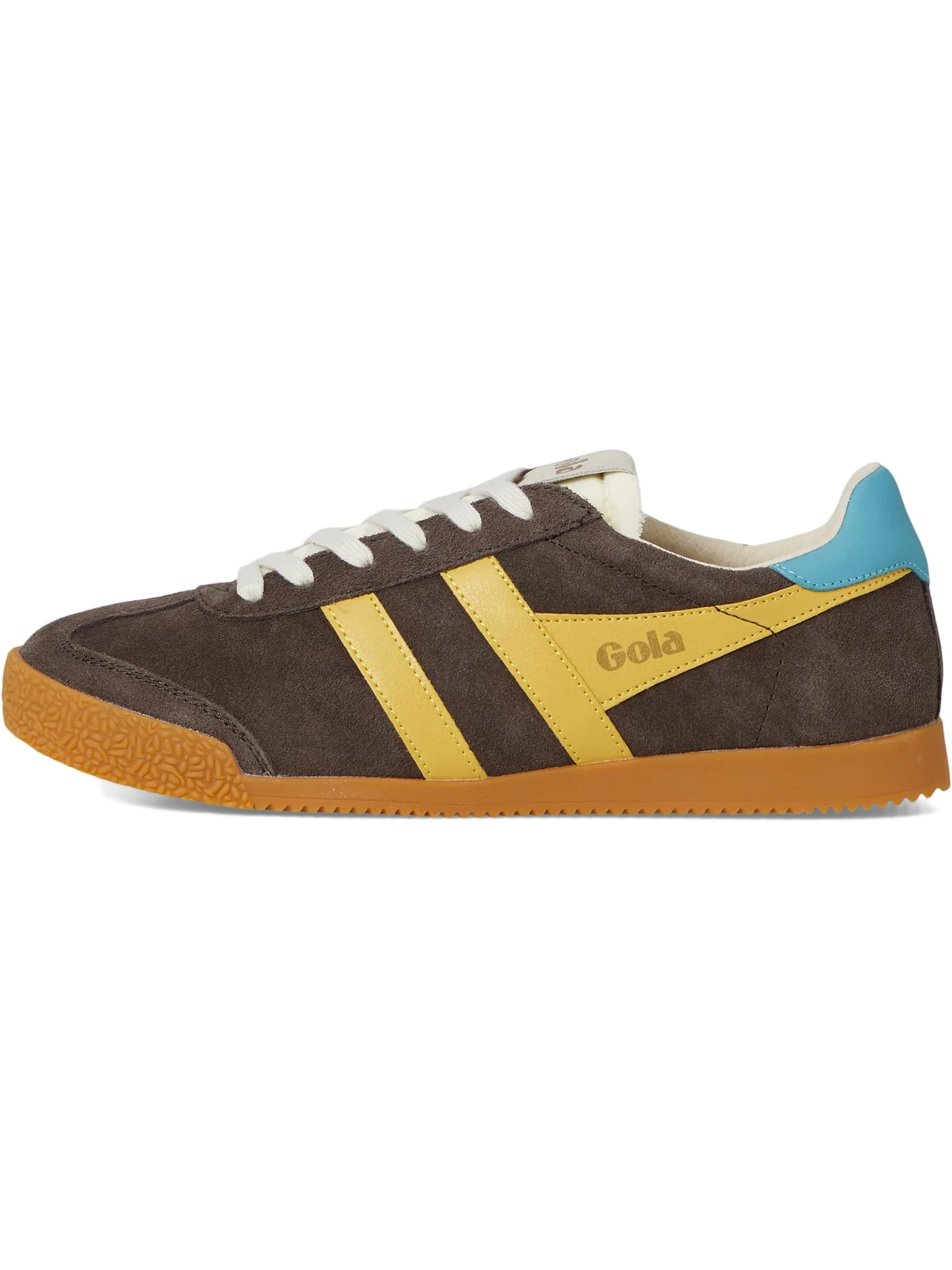 Кроссовки Gola Women's Elan, Mocha/Pollen/Ocean — 4