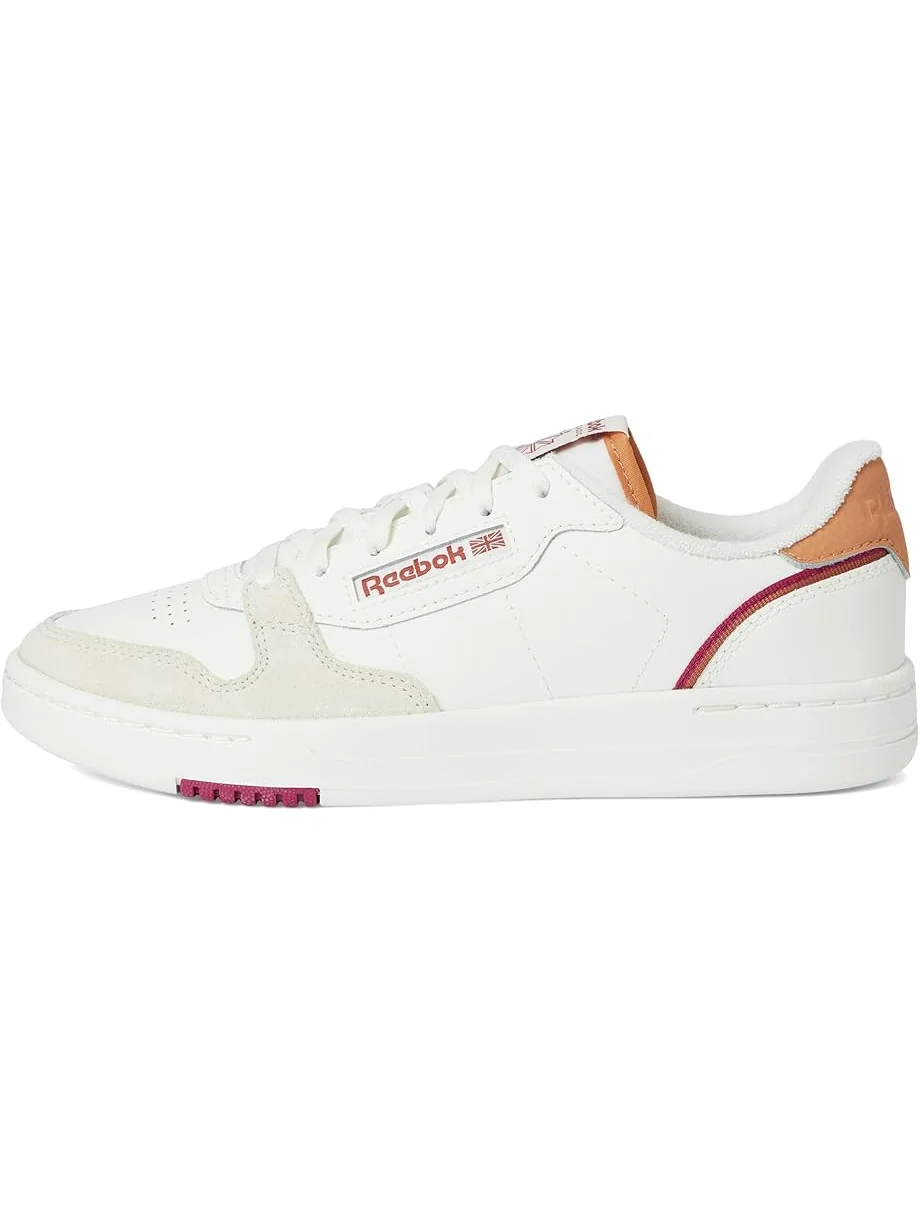 Кроссовки Reebok Lifestyle Phase Court, цвет Chalk/Veryberry/Sunbaked Clay — 4