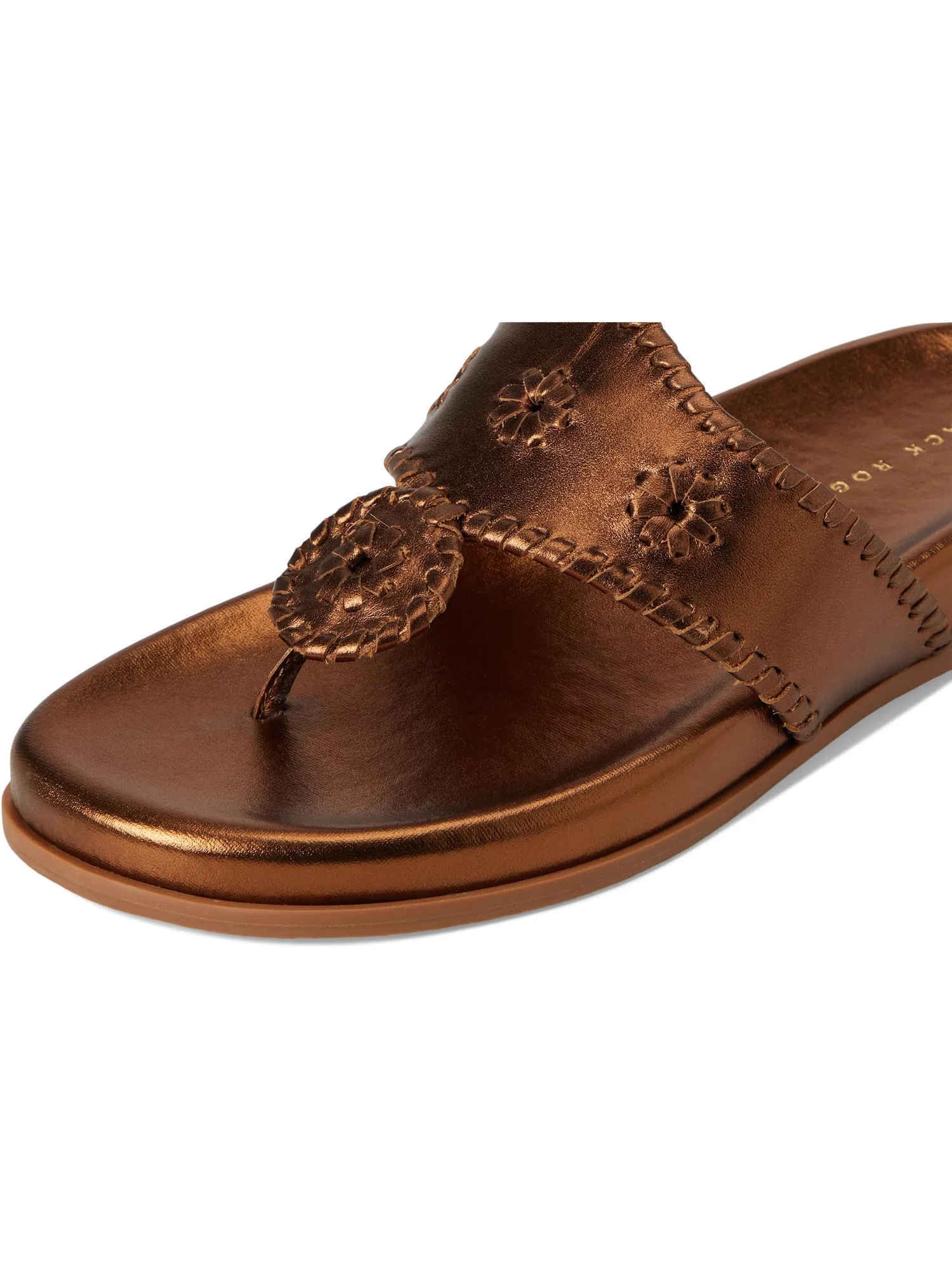 Женские спортивные сандалии Jacks - металлик наппа Jack Rogers — 6