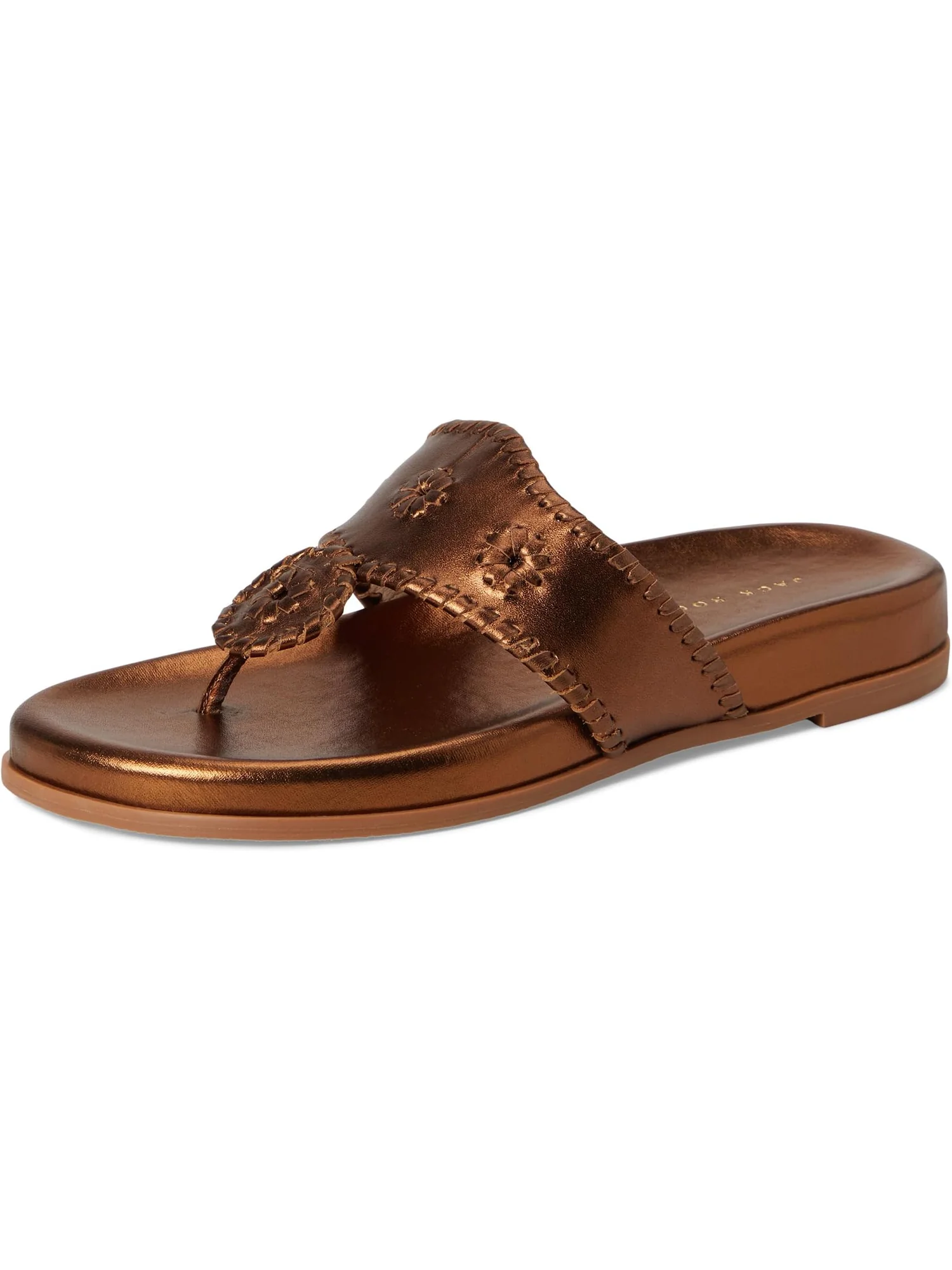 Женские спортивные сандалии Jacks - металлик наппа Jack Rogers — 7