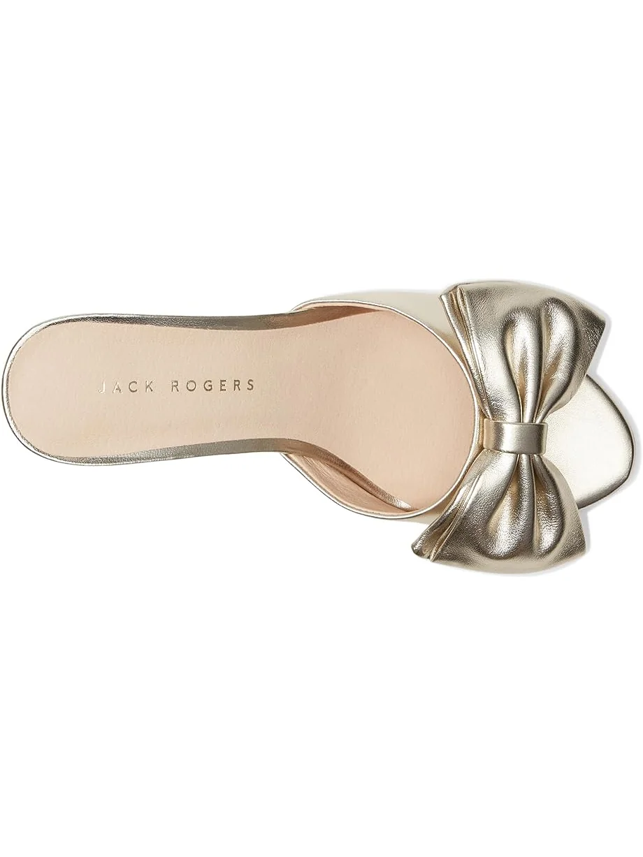 Туфли Jack Rogers Lola Bow Sandal - Metallic Nappa — 2