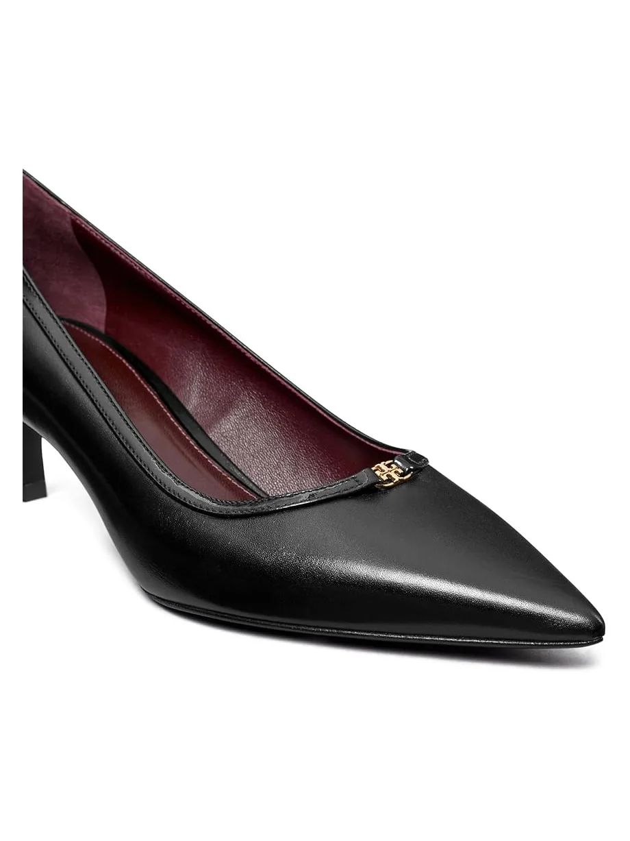 Туфли Tory Burch Double T Buckle Kitten Heel Pumps 45MM — 4