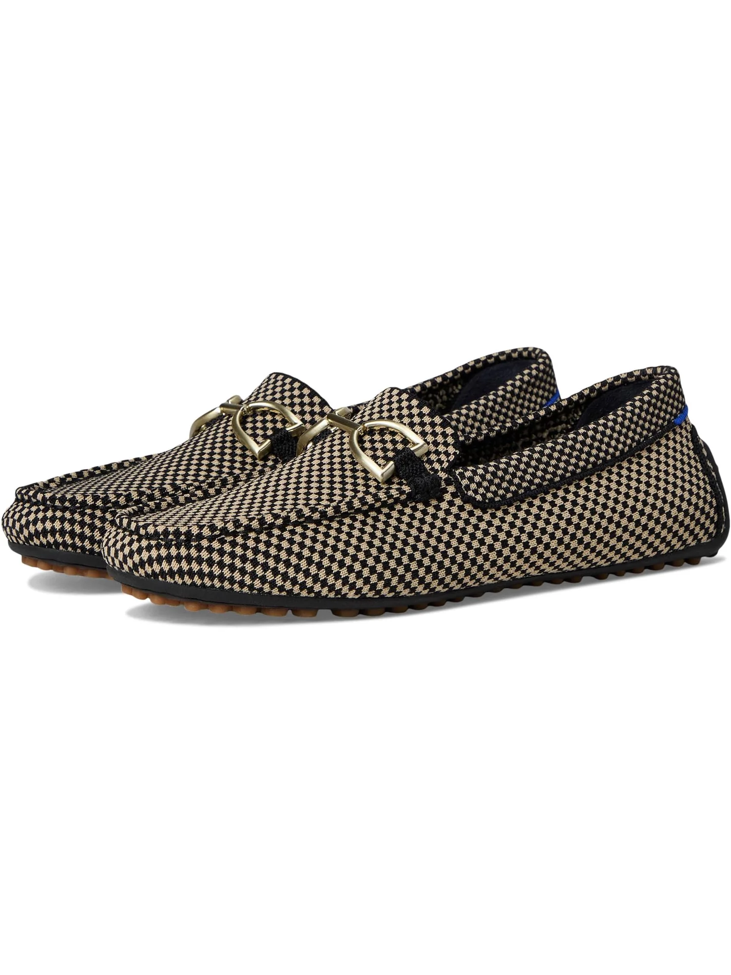 Лоферы Rothy's Women's The Double Bit Driver, Classic Micro Check — 1